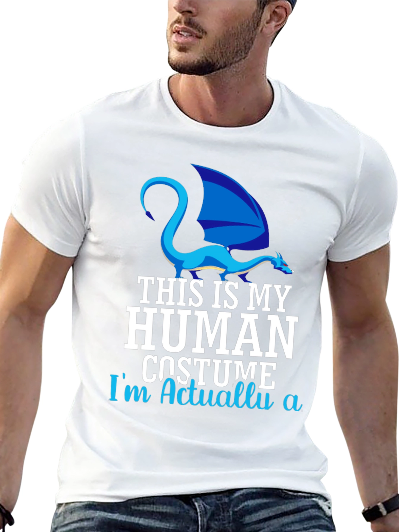 Human Costume Dragon T-Shirt