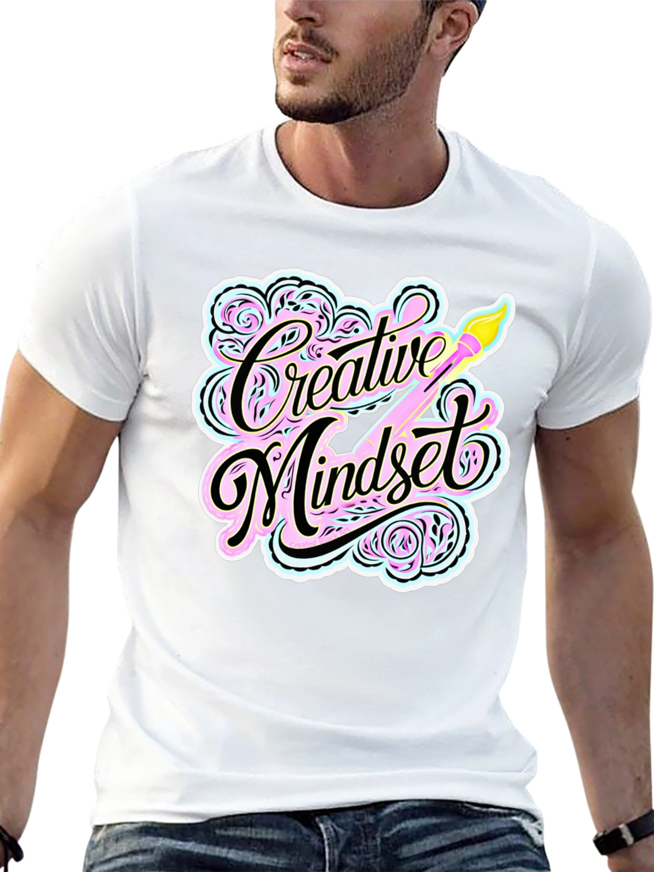 Creative Mindset T-Shirt - Artistic Graphic Tee