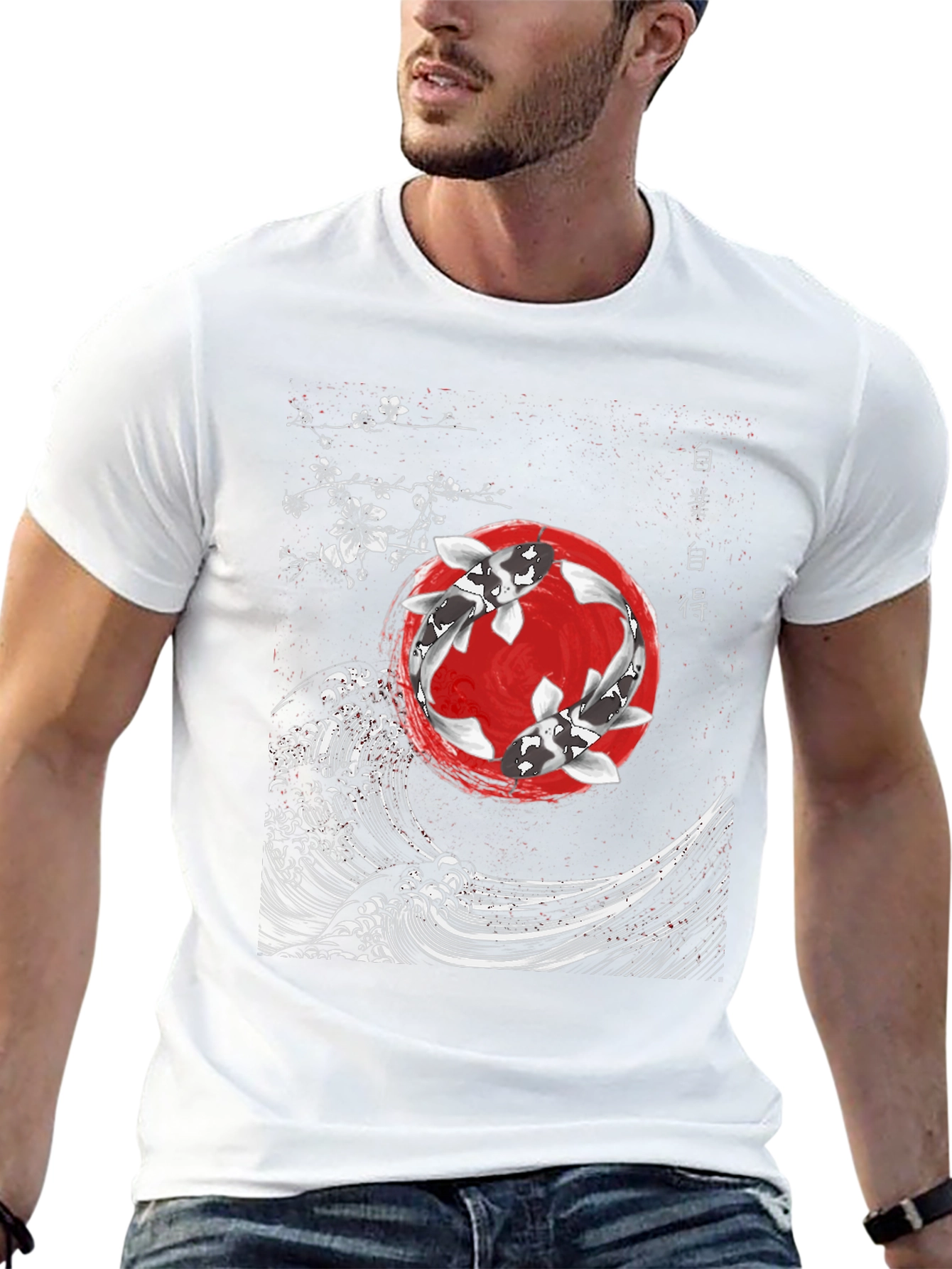 Koi Fish Japanese Art T-Shirt