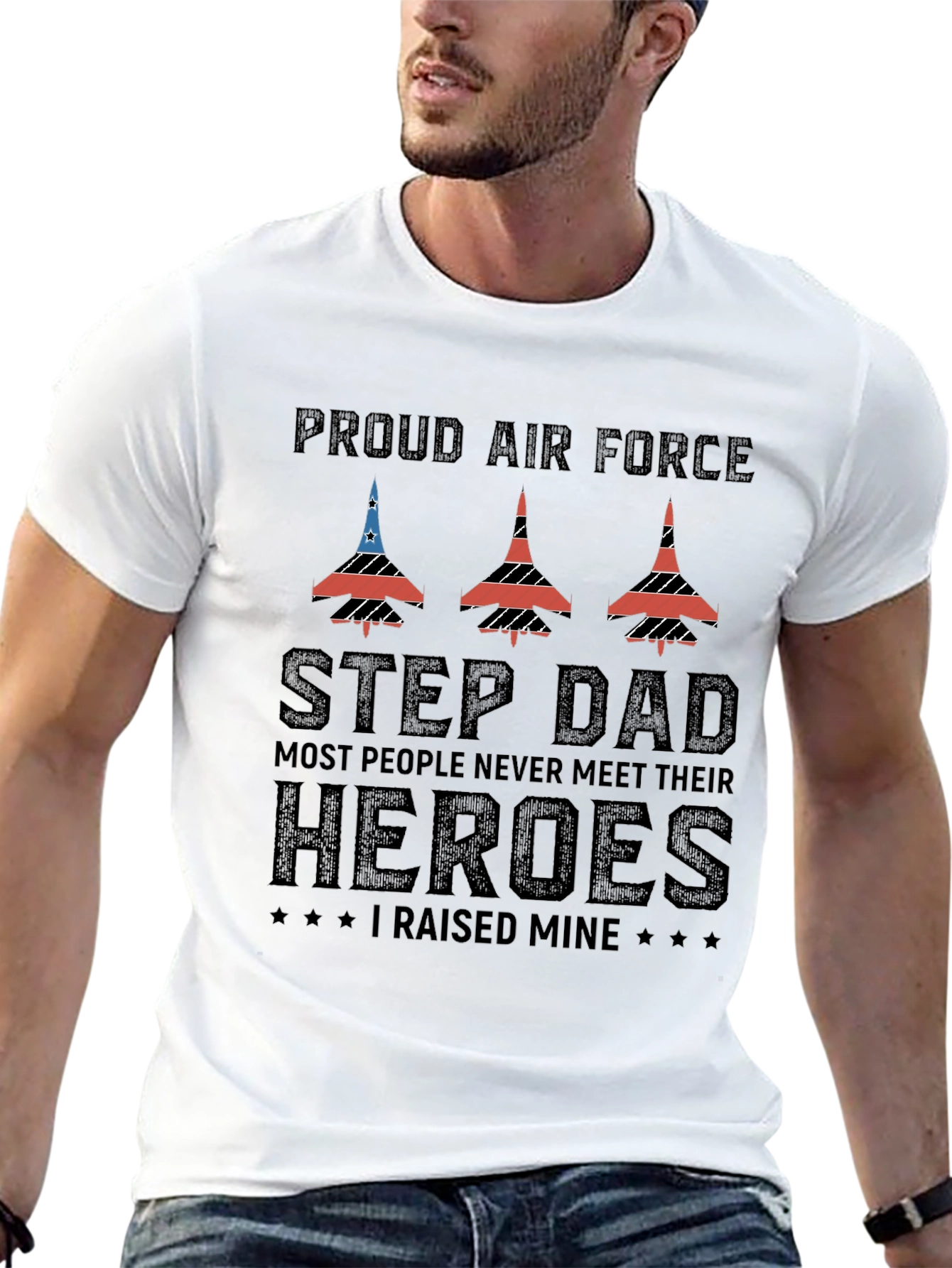 Proud Air Force Step Dad T-Shirt
