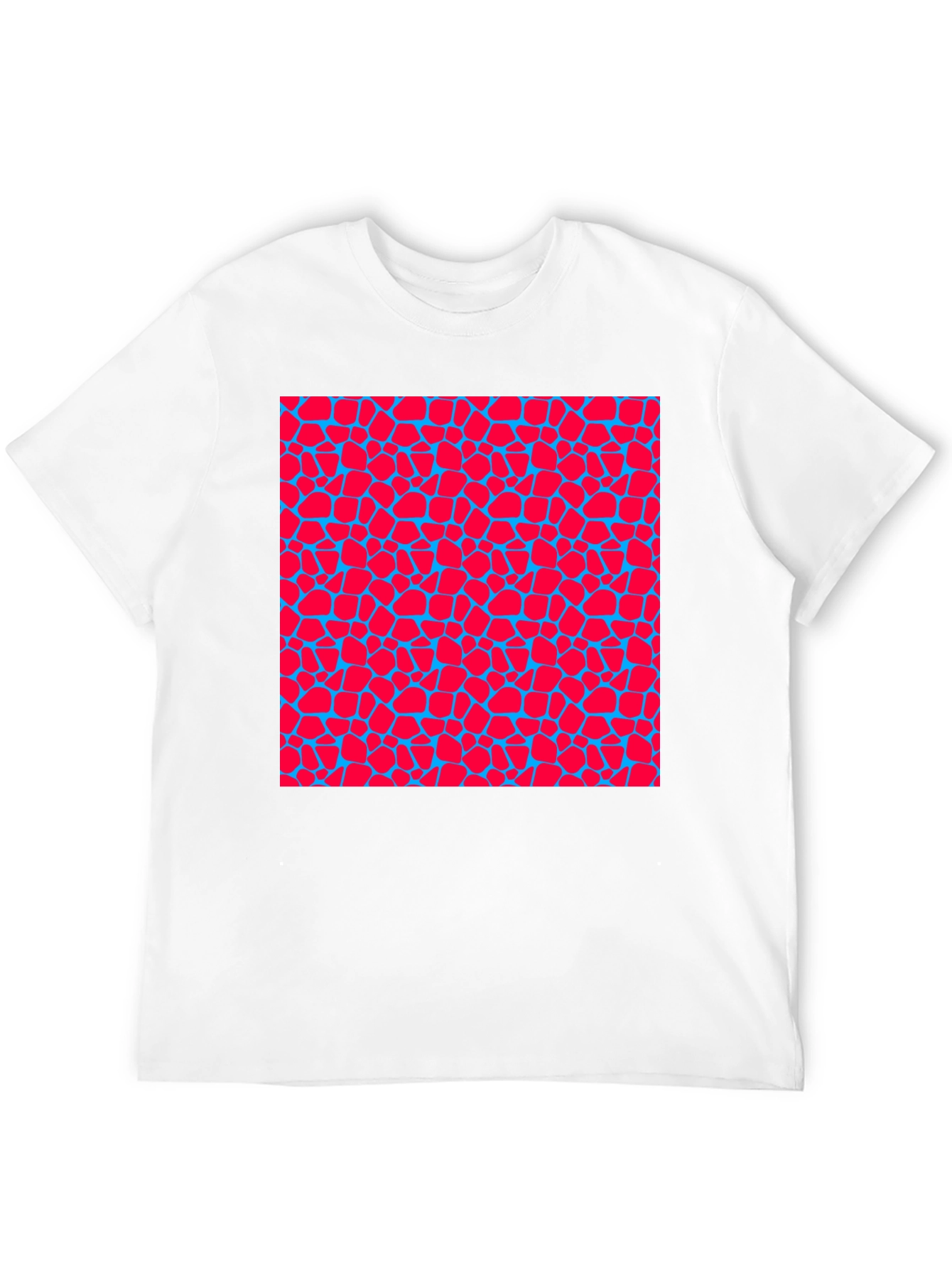 Abstract Mosaic T-Shirt - Modern Geometric Design