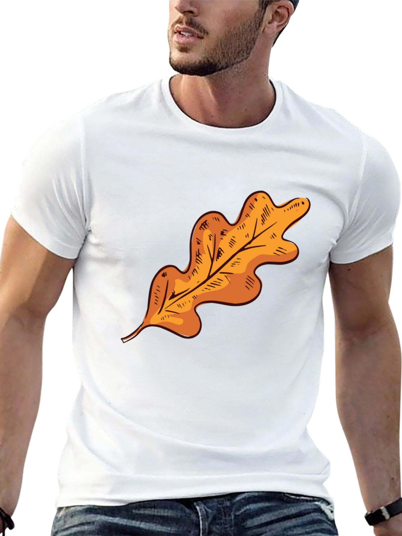 Autumn Leaf Graphic T-Shirt - Stylish Fall Apparel