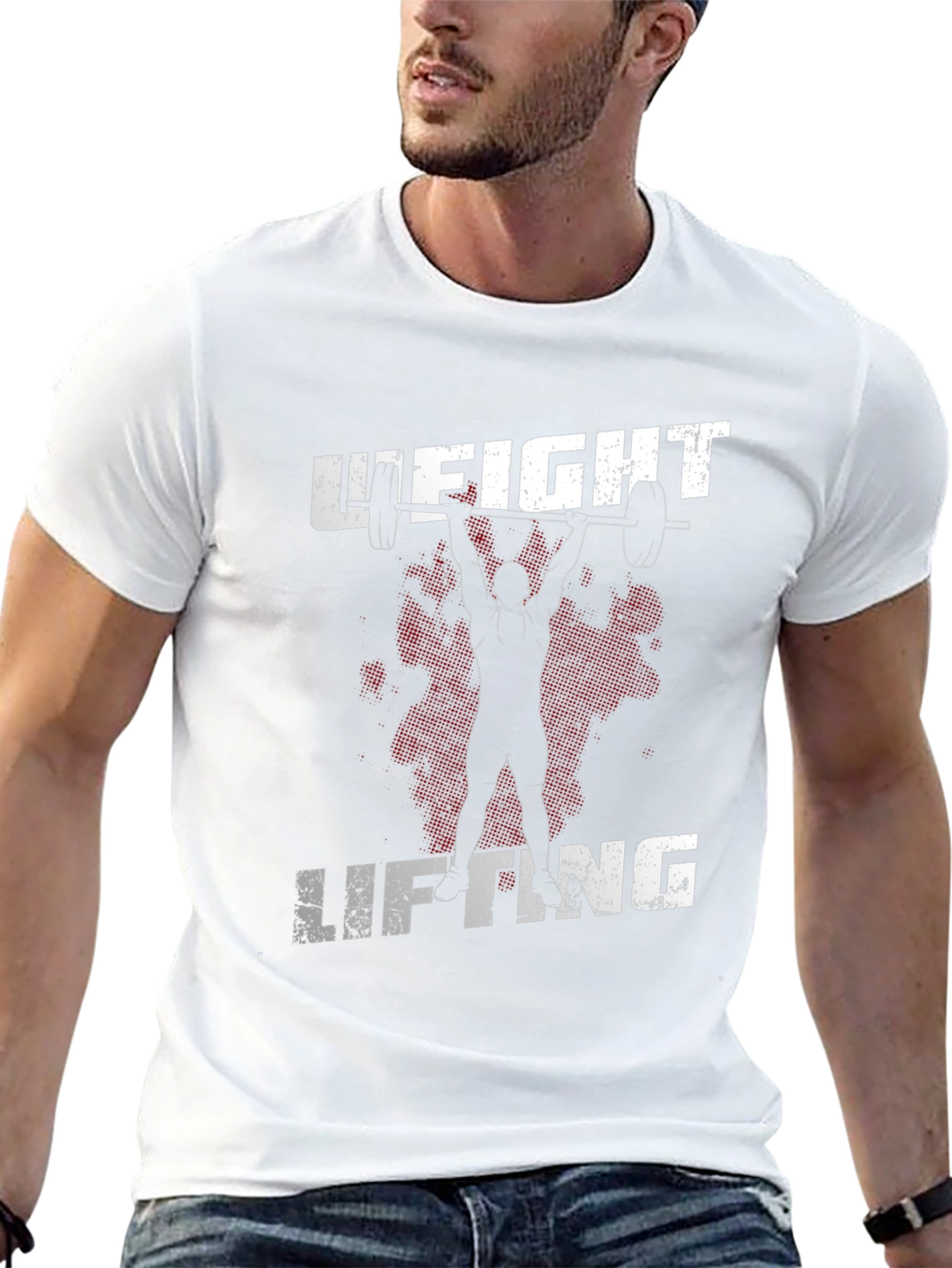 Weight Lifting T-Shirt Gym Fitness Tee