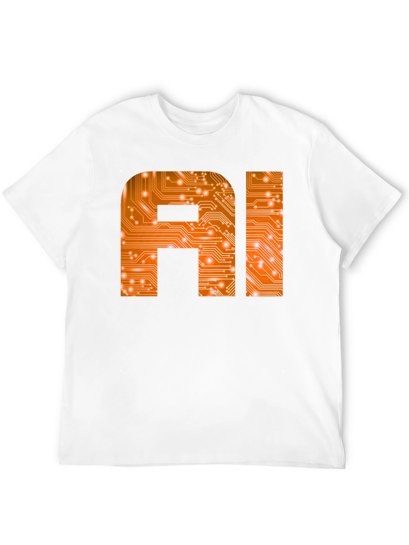AI Circuit Board T-Shirt - Tech Inspired Design