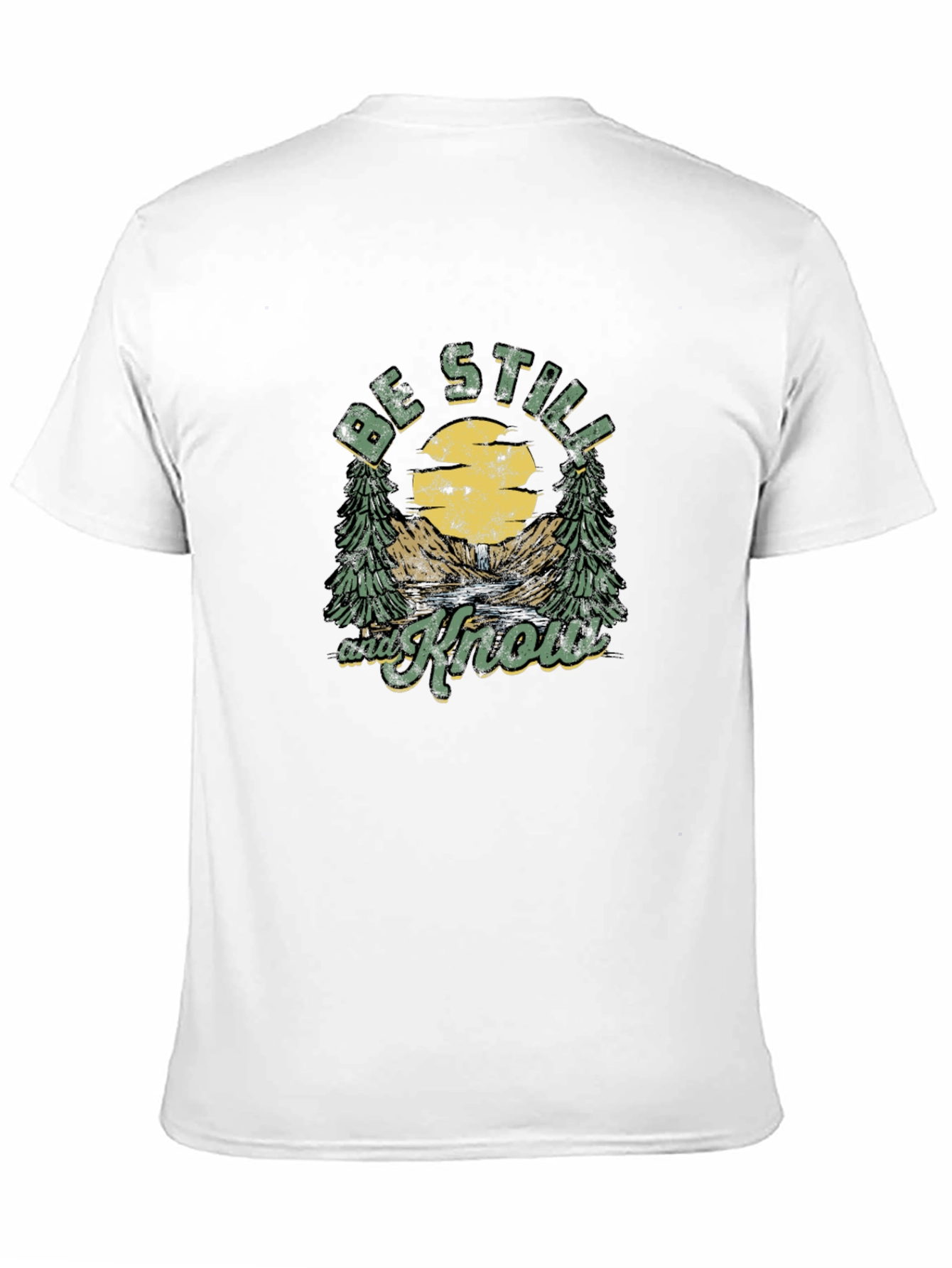 Be Still and Know T-Shirt - Nature Graphic Tee