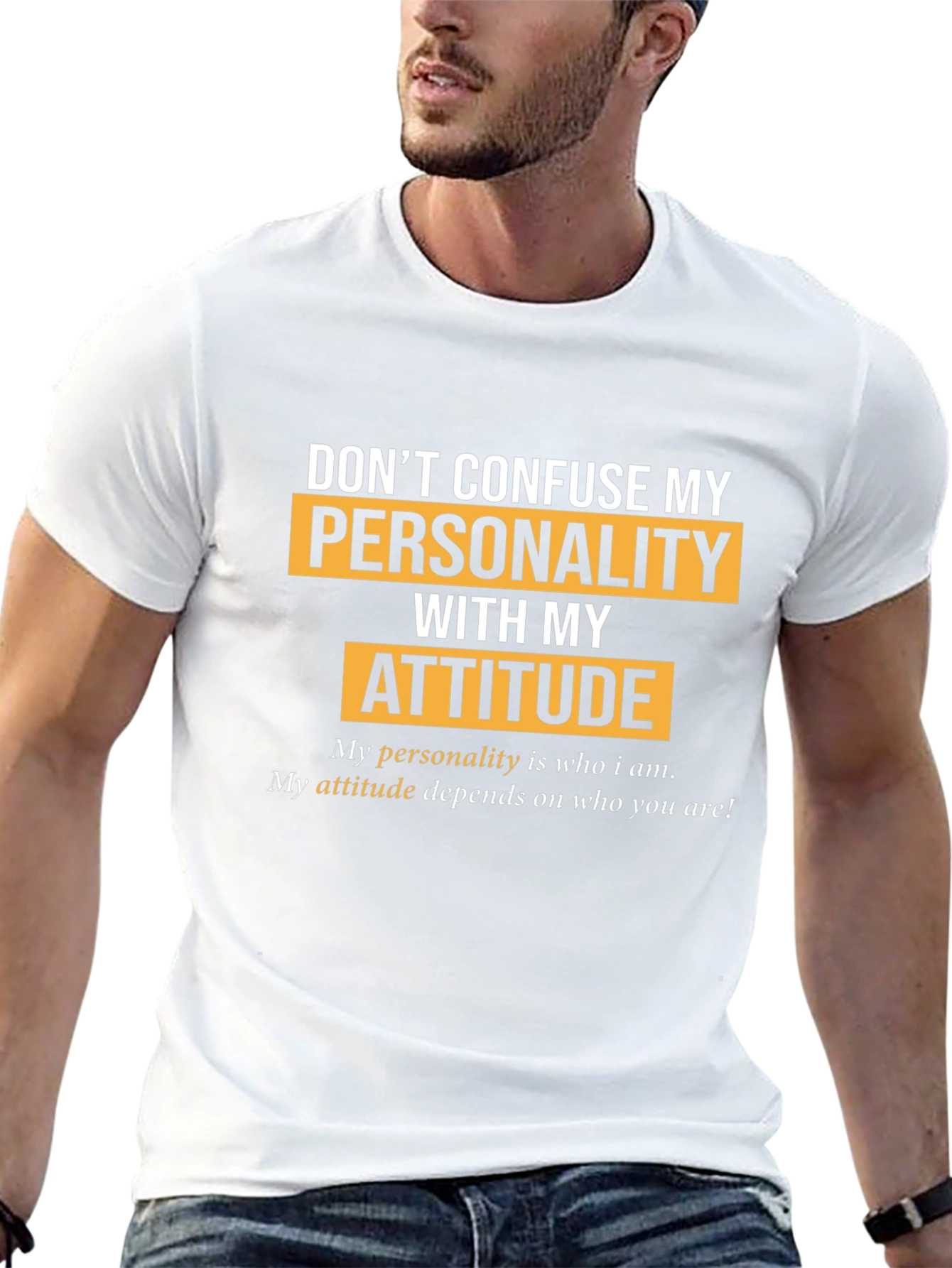 Personality vs. Attitude Graphic T-Shirt