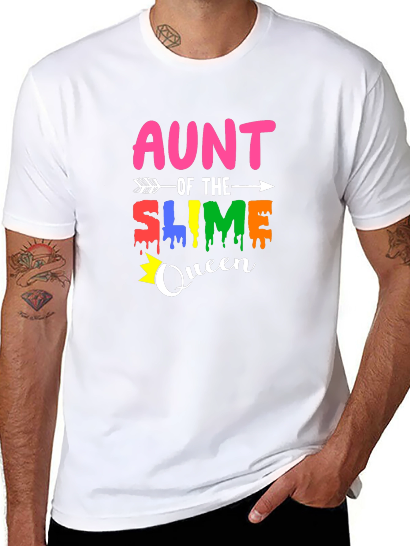 Aunt of the Slime Queen Black T-Shirt