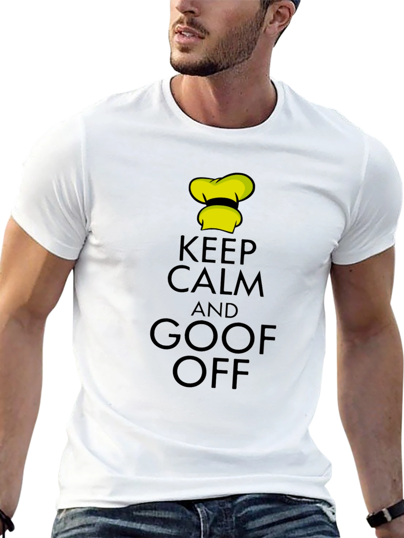 Keep Calm and Goof Off Black T-Shirt