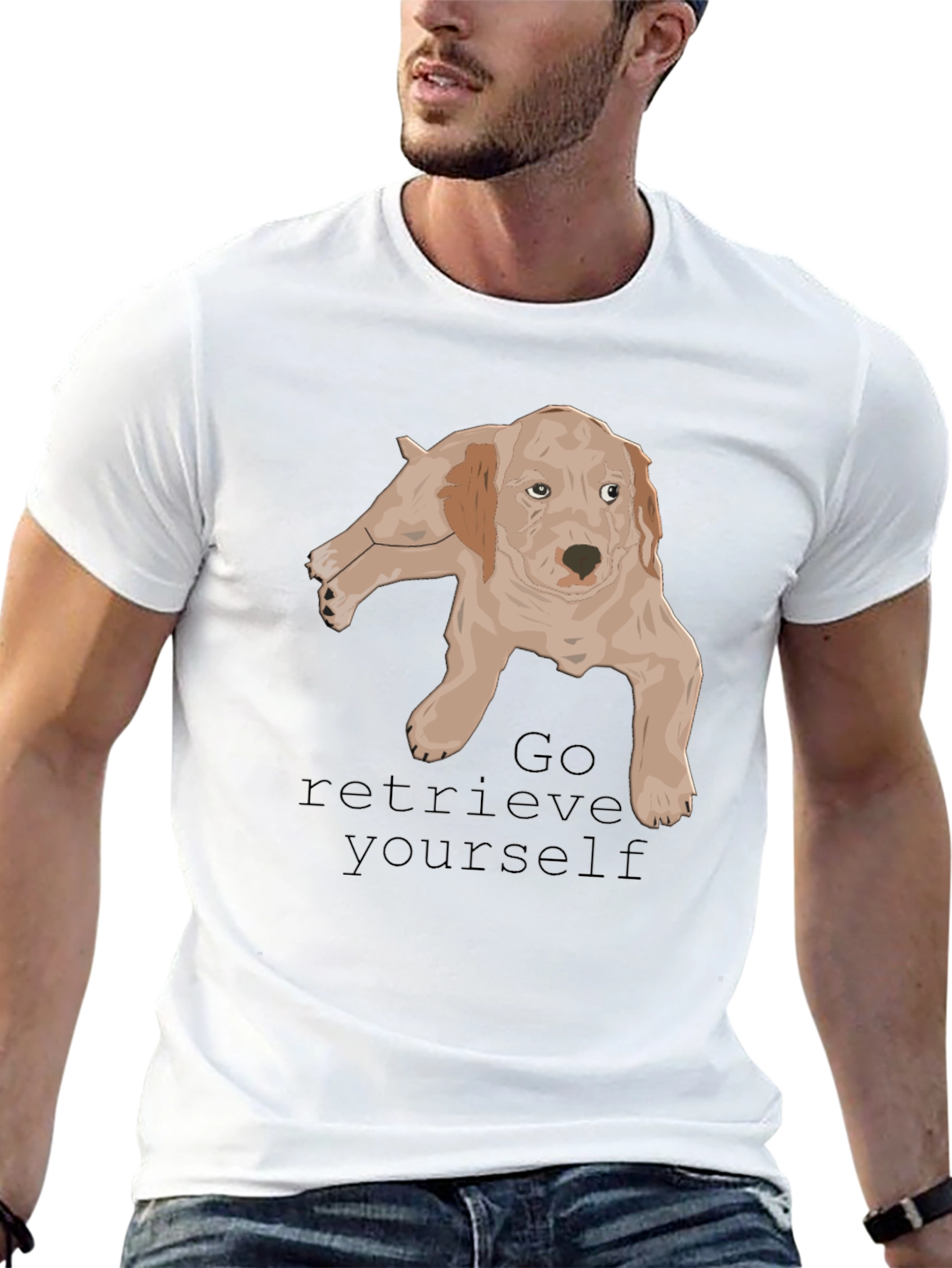 Dog Lover T-Shirt: Go Retrieve Yourself