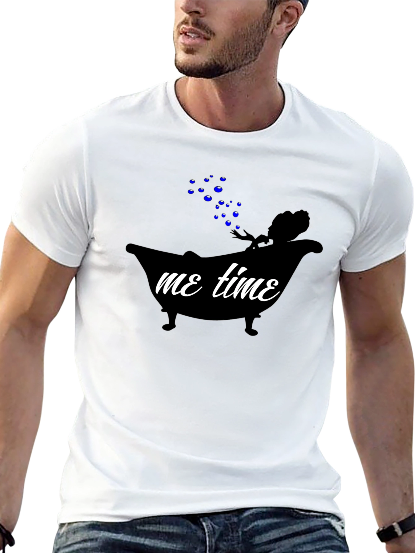 Me Time T-Shirt - Relaxing Bathtub Graphic Tee