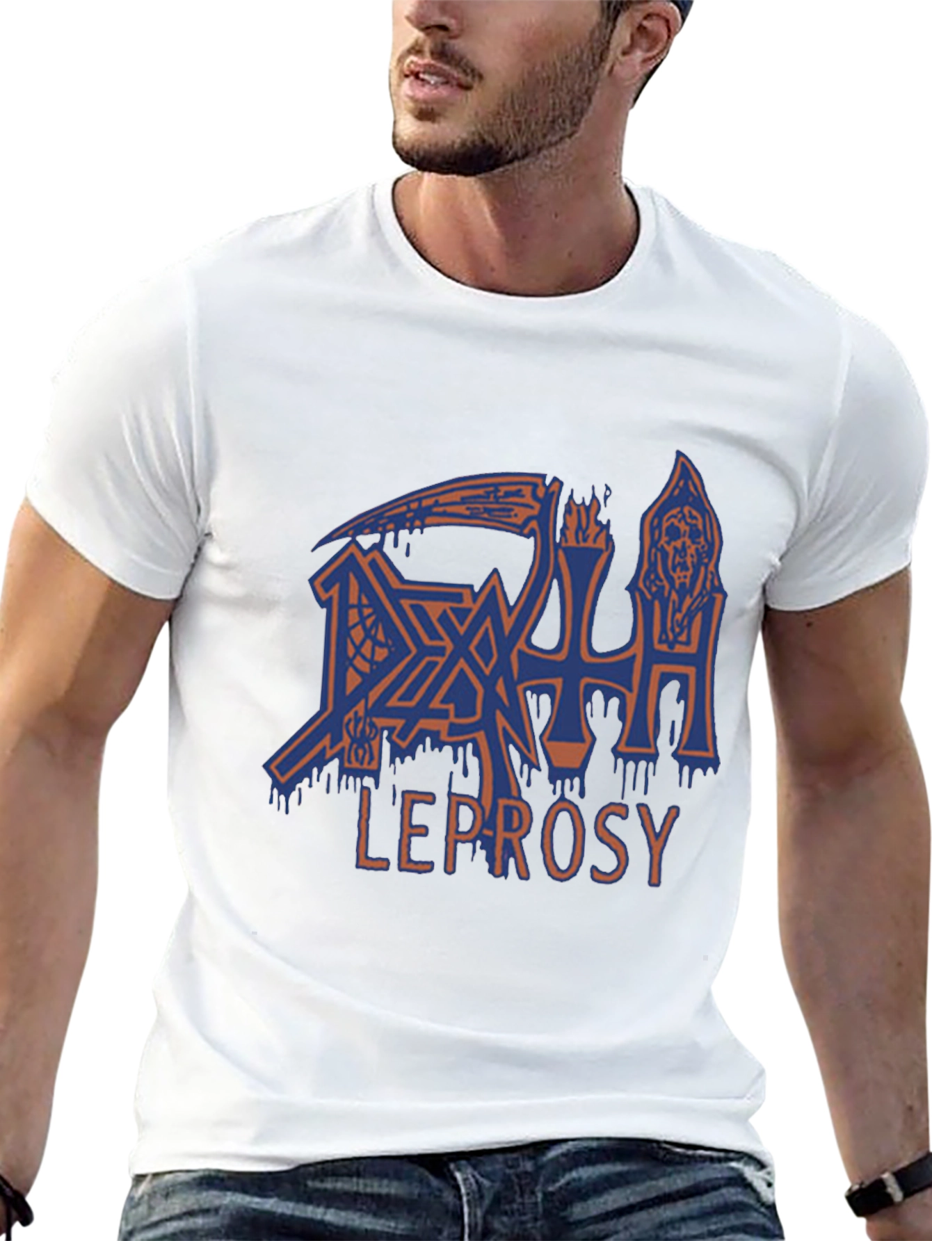Death Leprosy Band T-Shirt - Classic Album Art