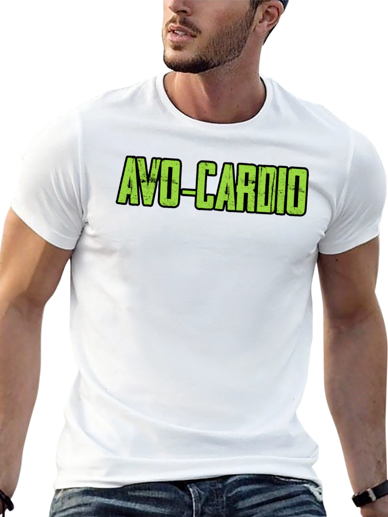 Avo-Cardio T-Shirt - Funny Avocado Gym Workout Tee