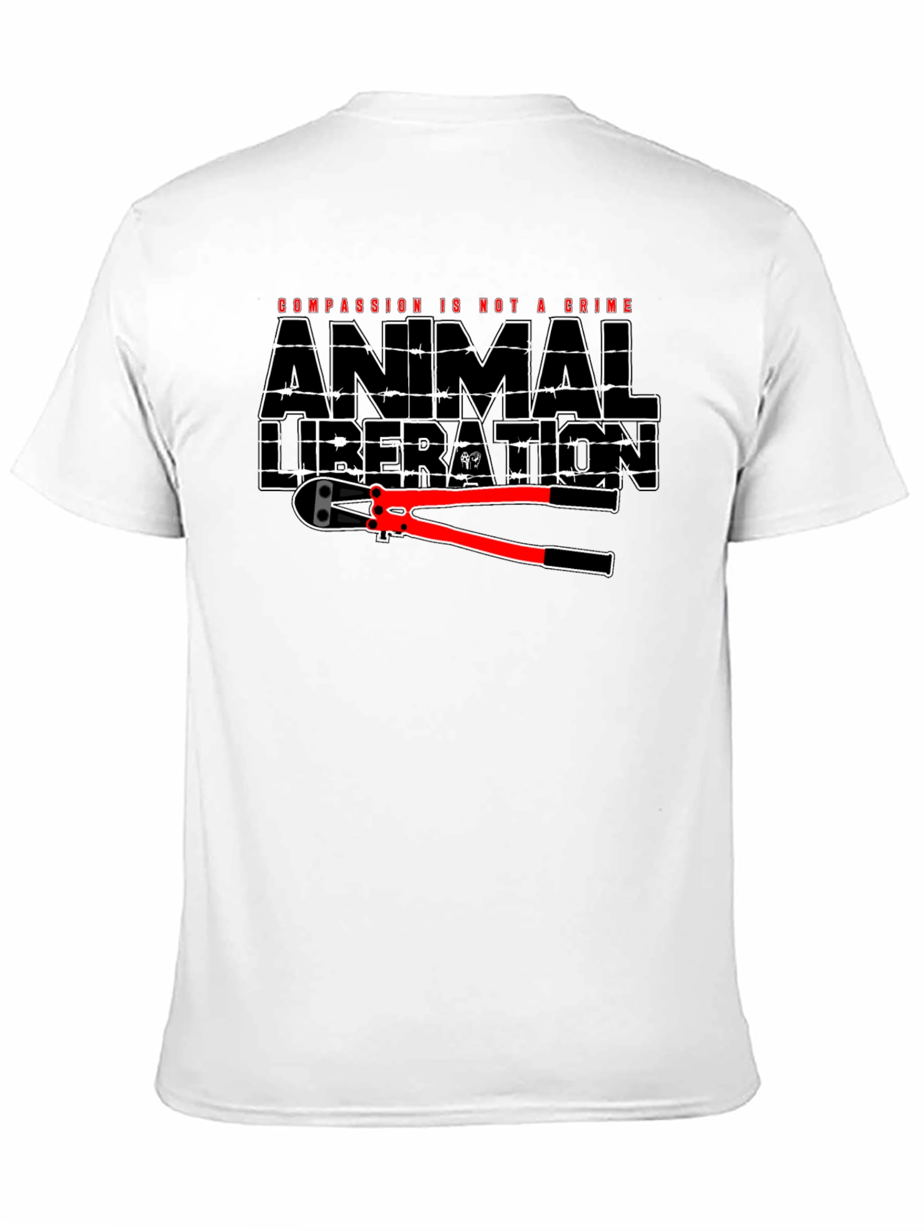 Animal Liberation T-Shirt - Compassion Not a Crime