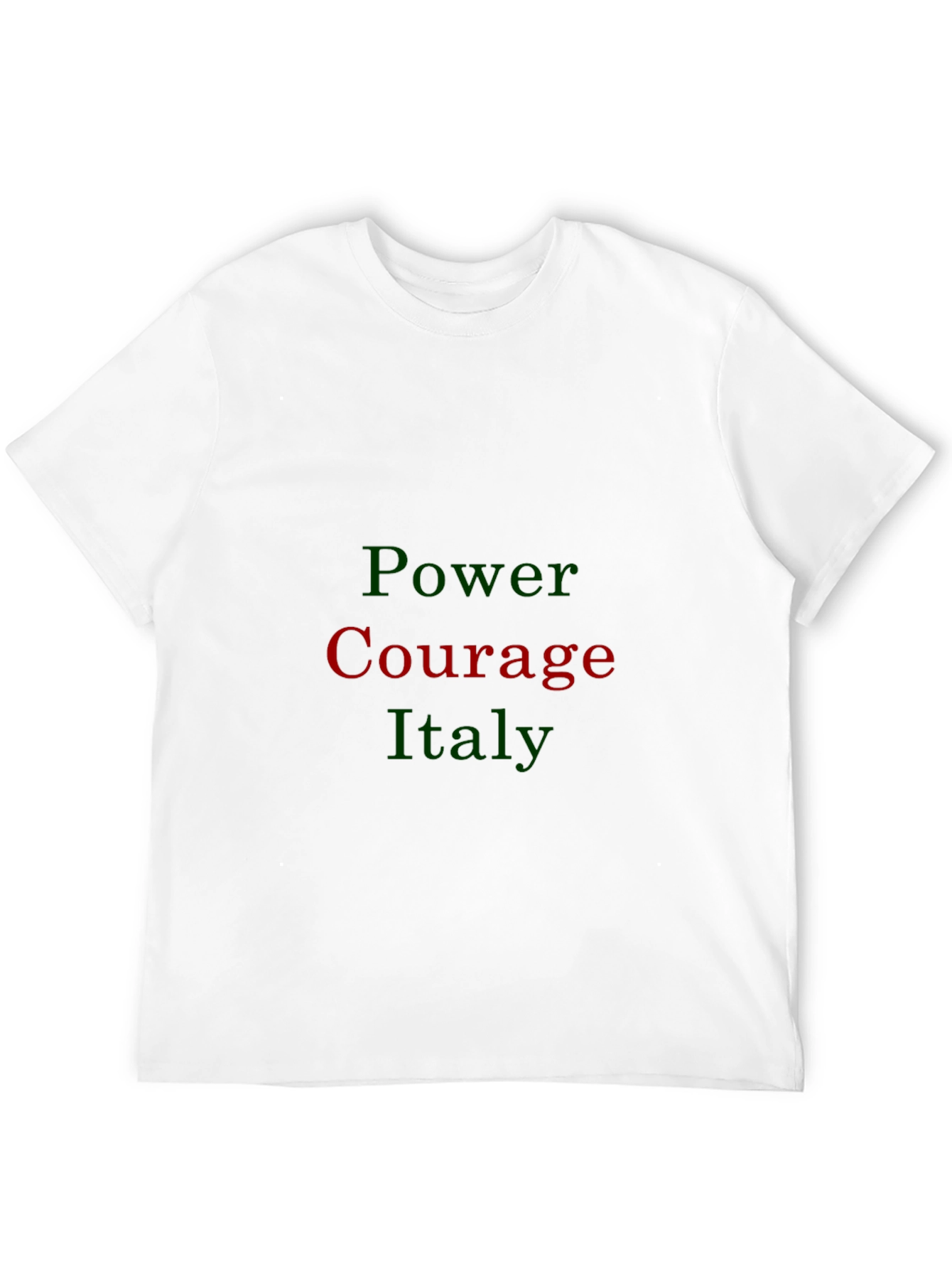 Power Courage Italy Graphic T-Shirt