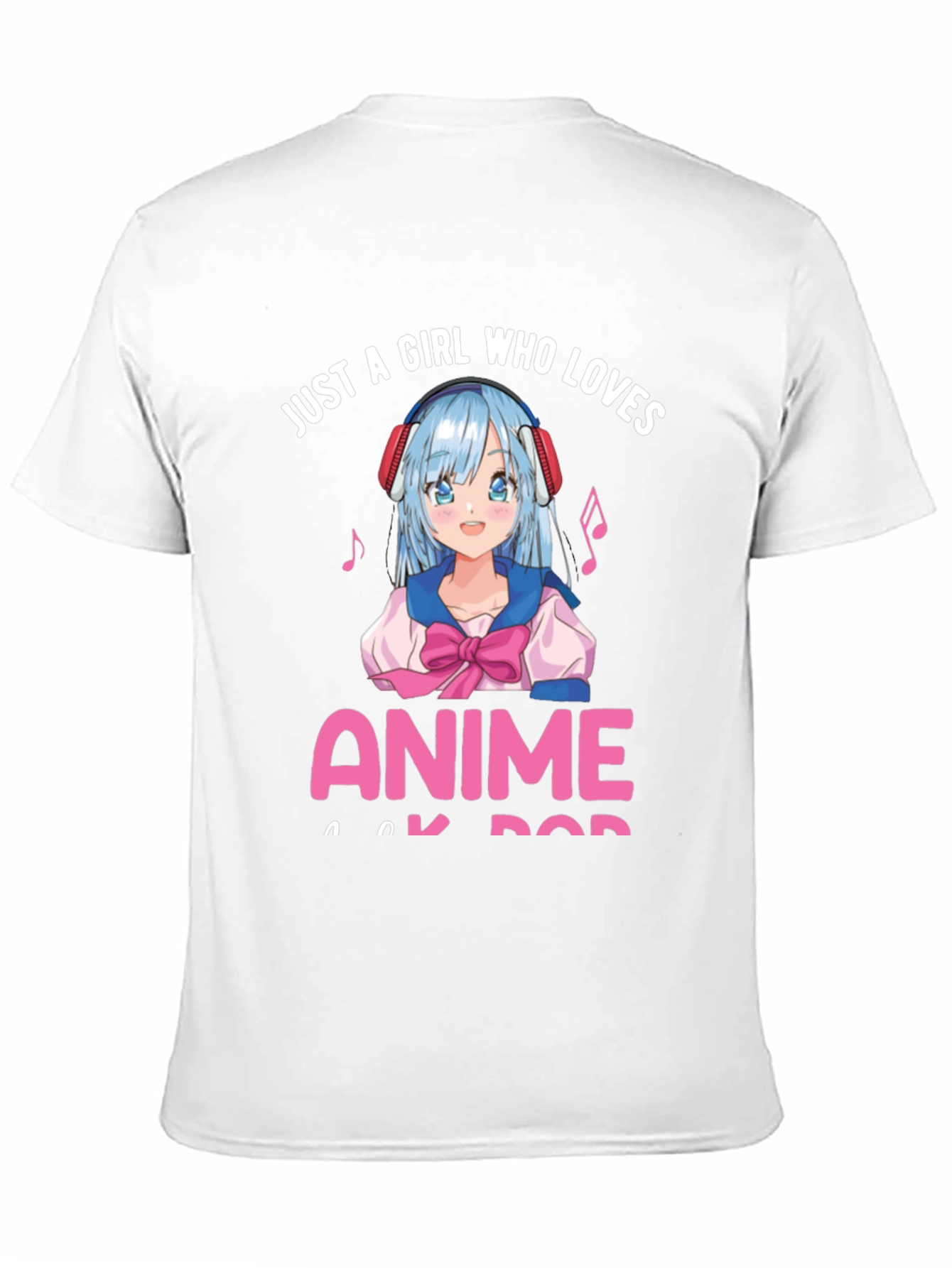 Anime Girl Lover Black T-Shirt