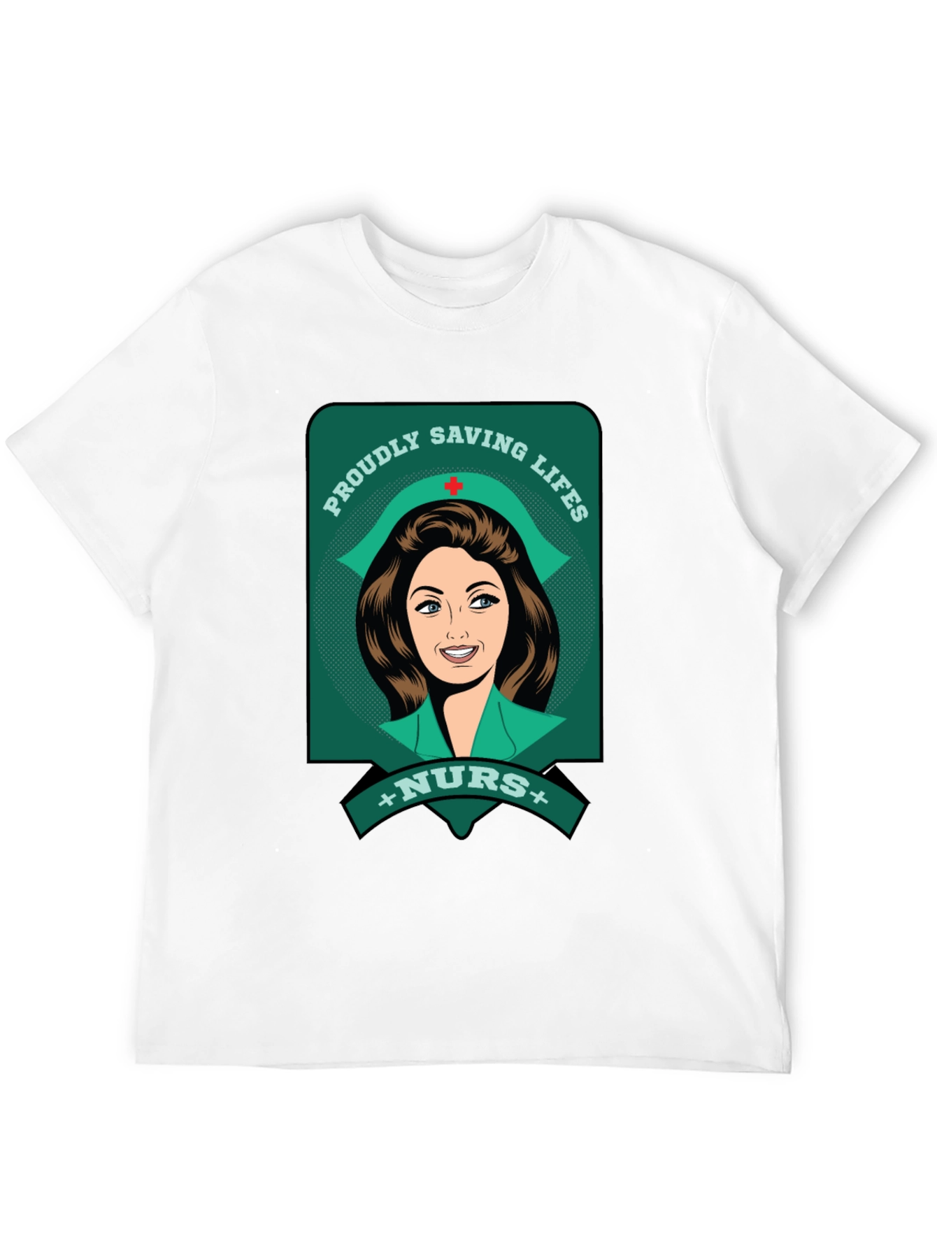 Proudly Saving Lives Nurse T-Shirt