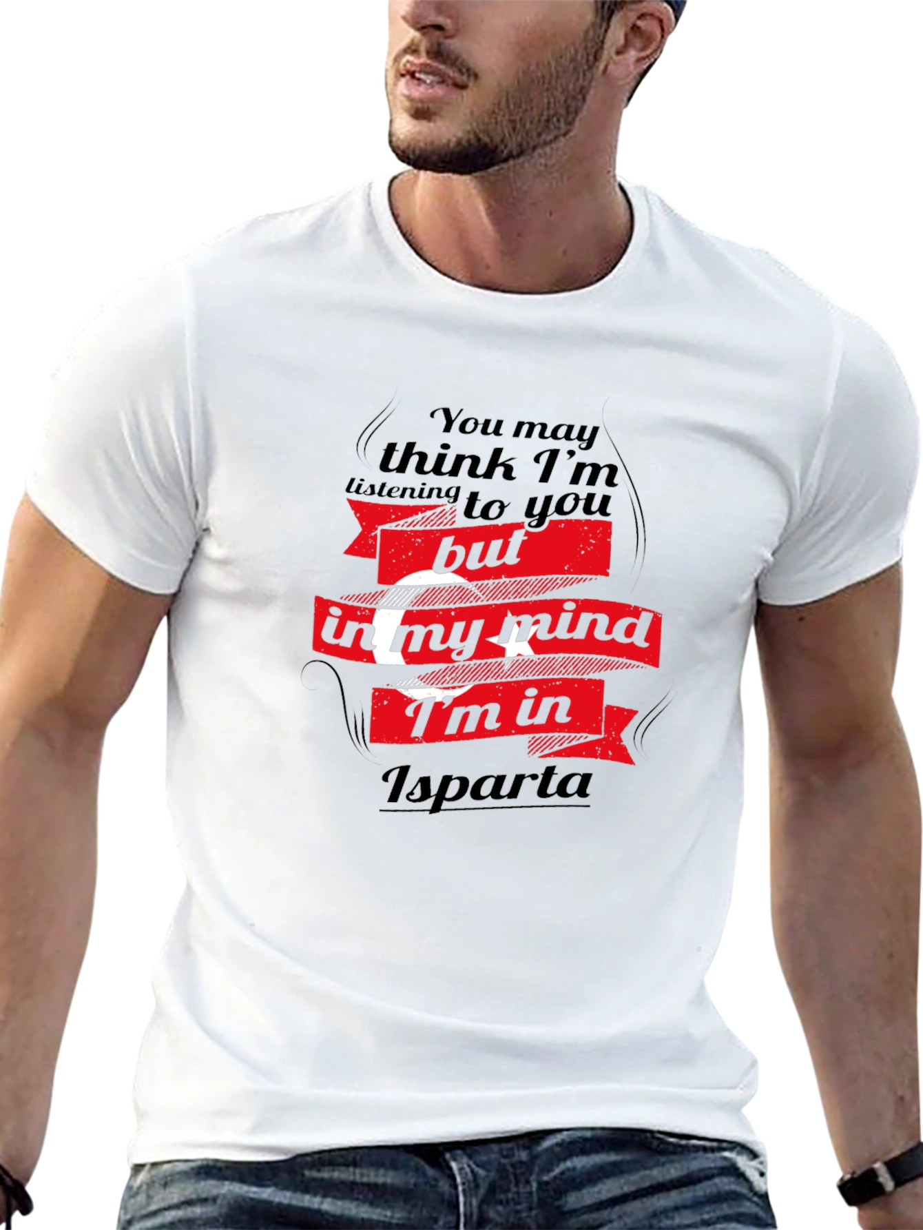 Isparta in My Mind Mens Black T-Shirt