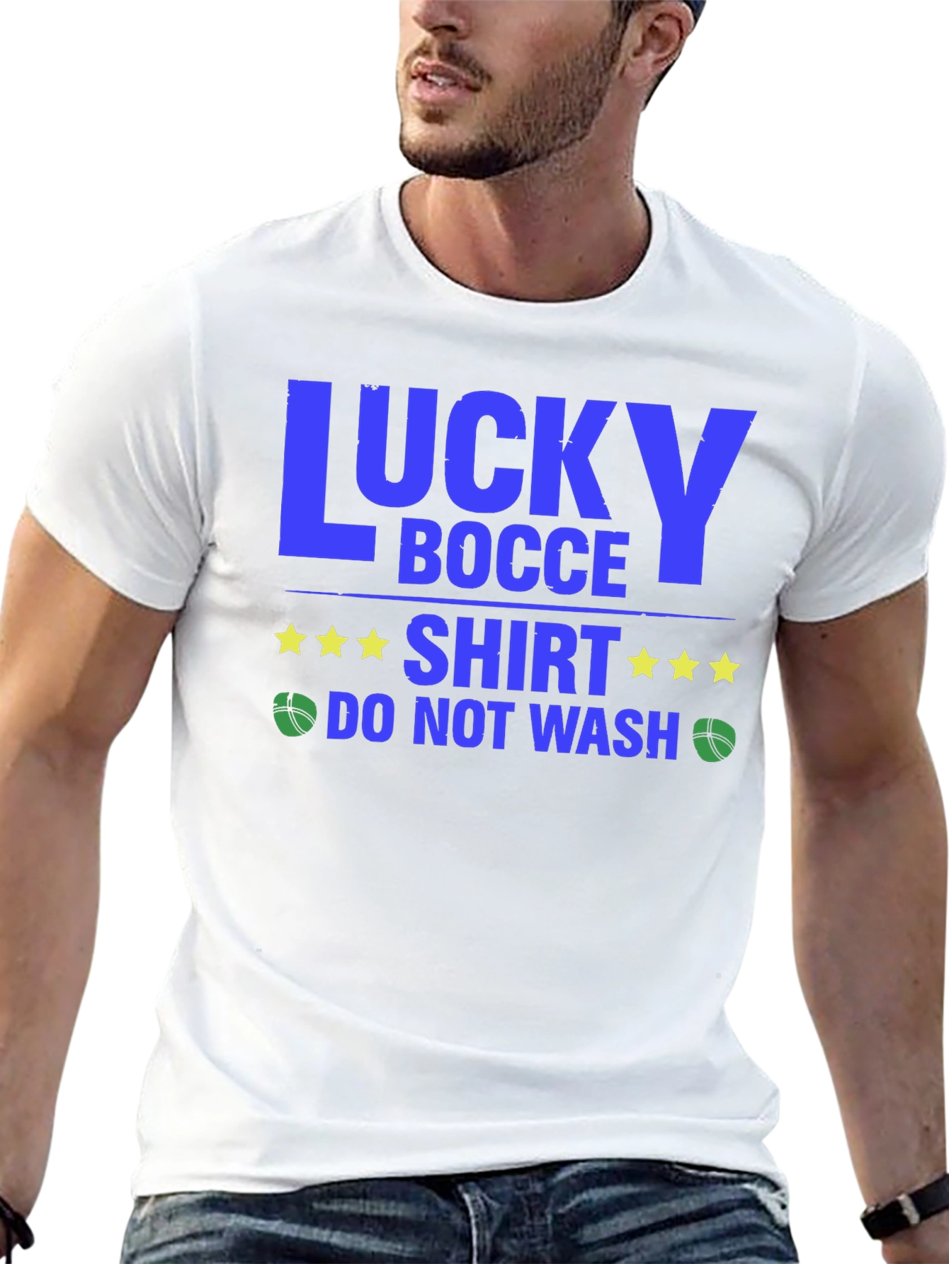 Lucky Bocce T-Shirt - Do Not Wash Novelty