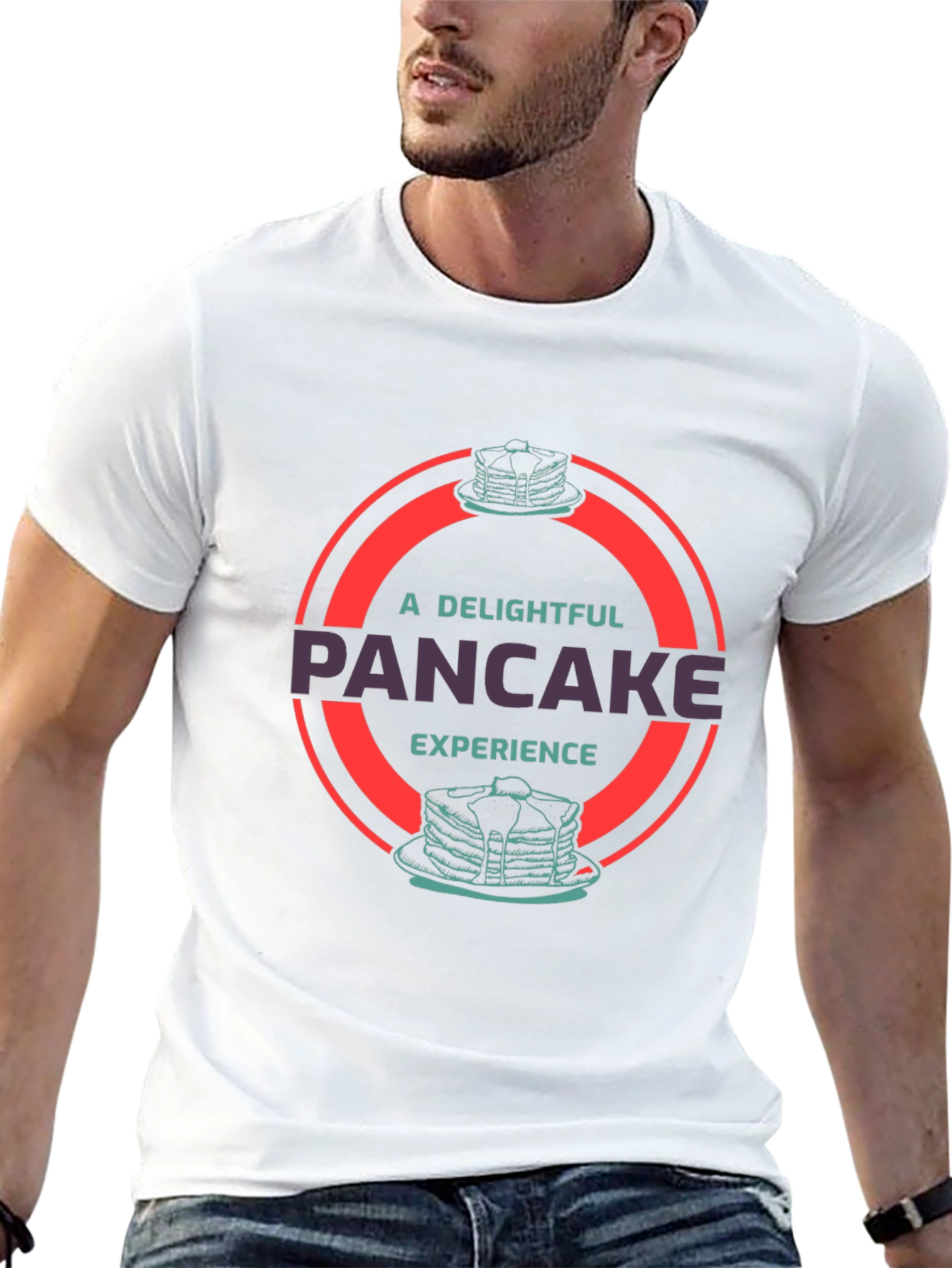 Delightful Pancake Experience Graphic T-Shirt