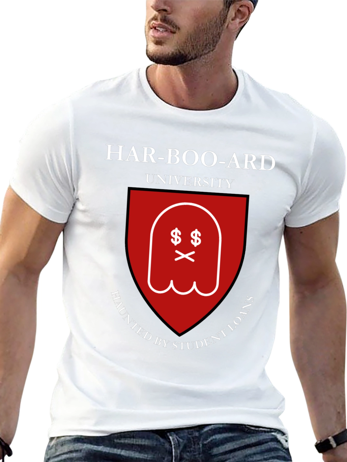 Har-Boo-Ard University Haunted Student Loan T-Shirt