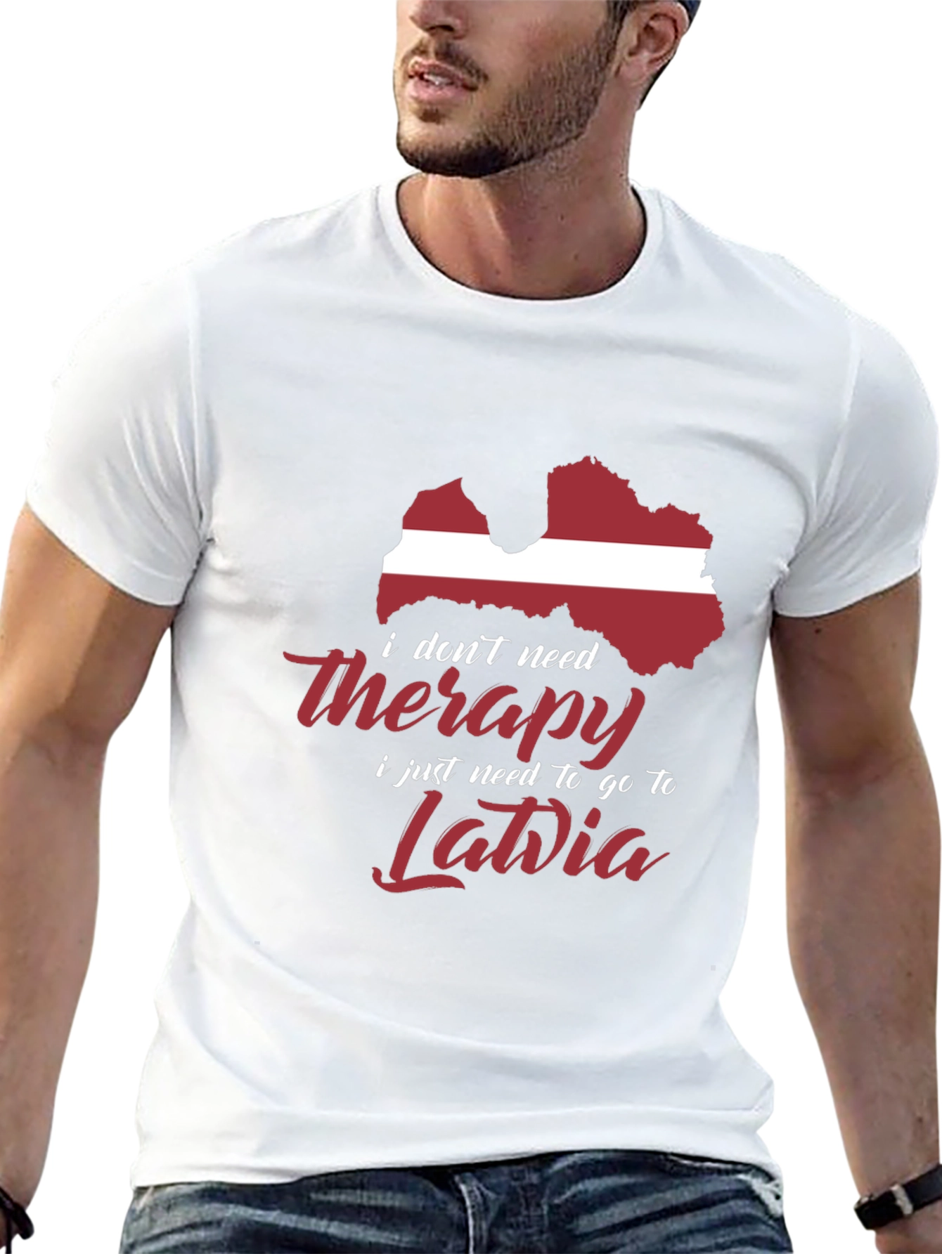 Latvia Therapy T-Shirt: Need Latvia Not Therapy!