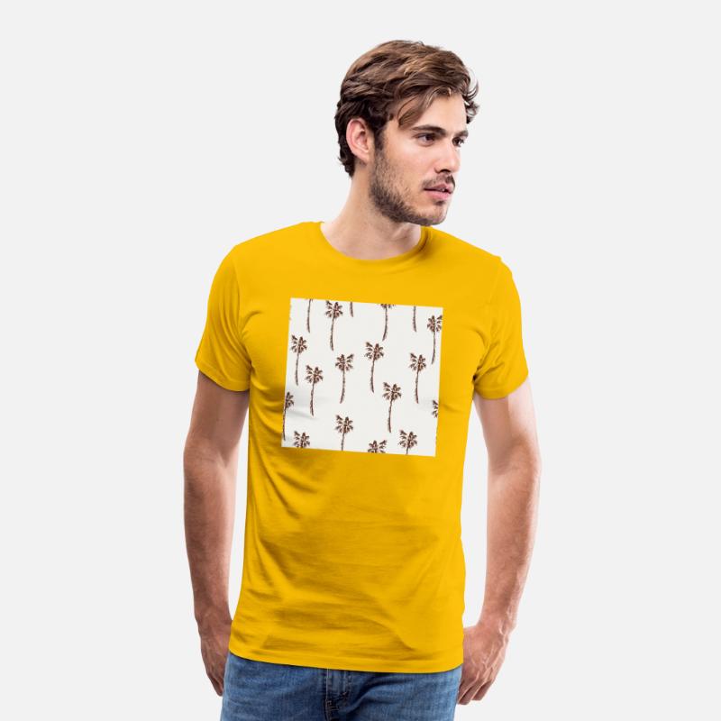 Palm Trees Pattern - Brown