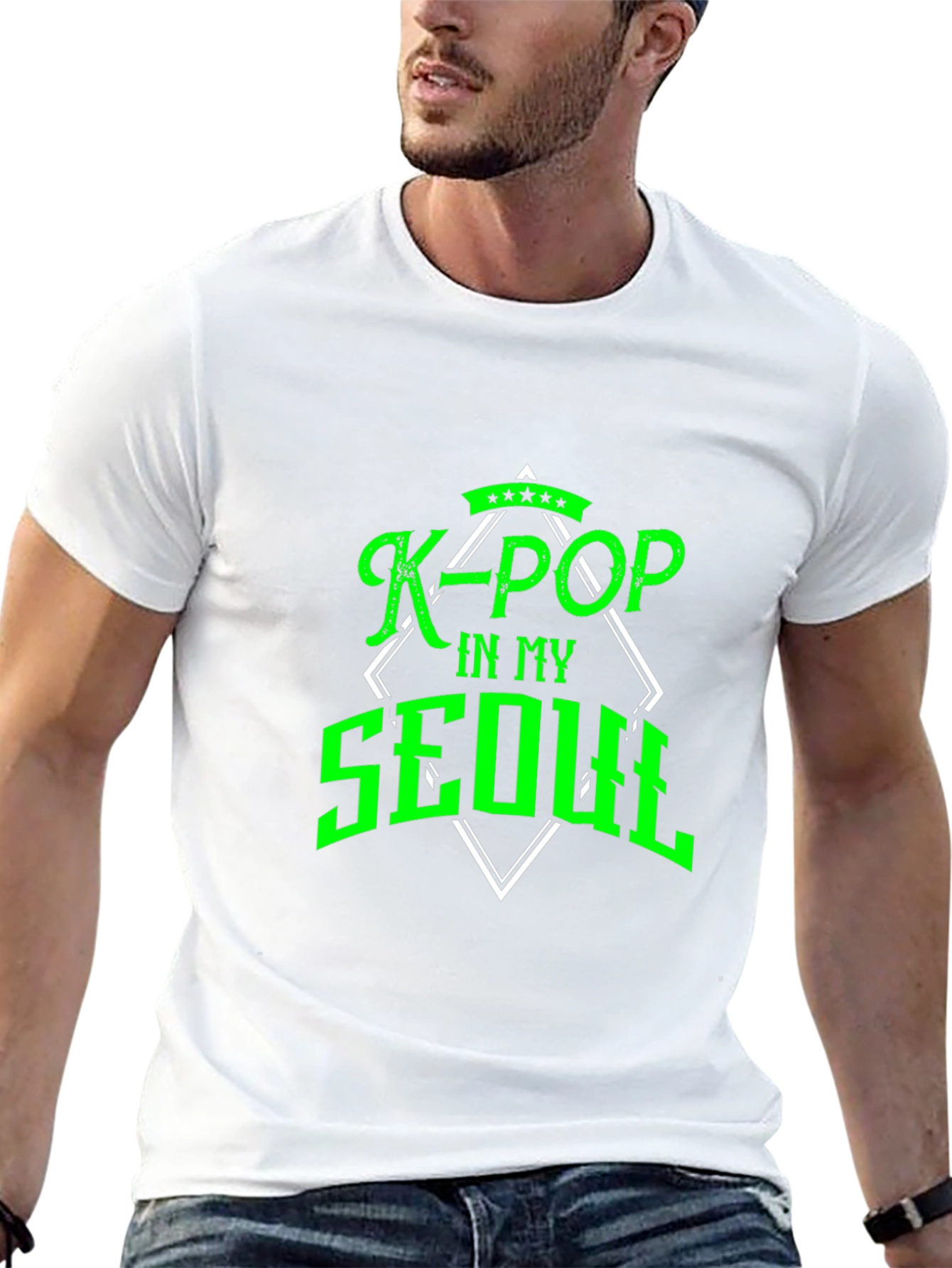 K-POP In My Seoul Black T-Shirt