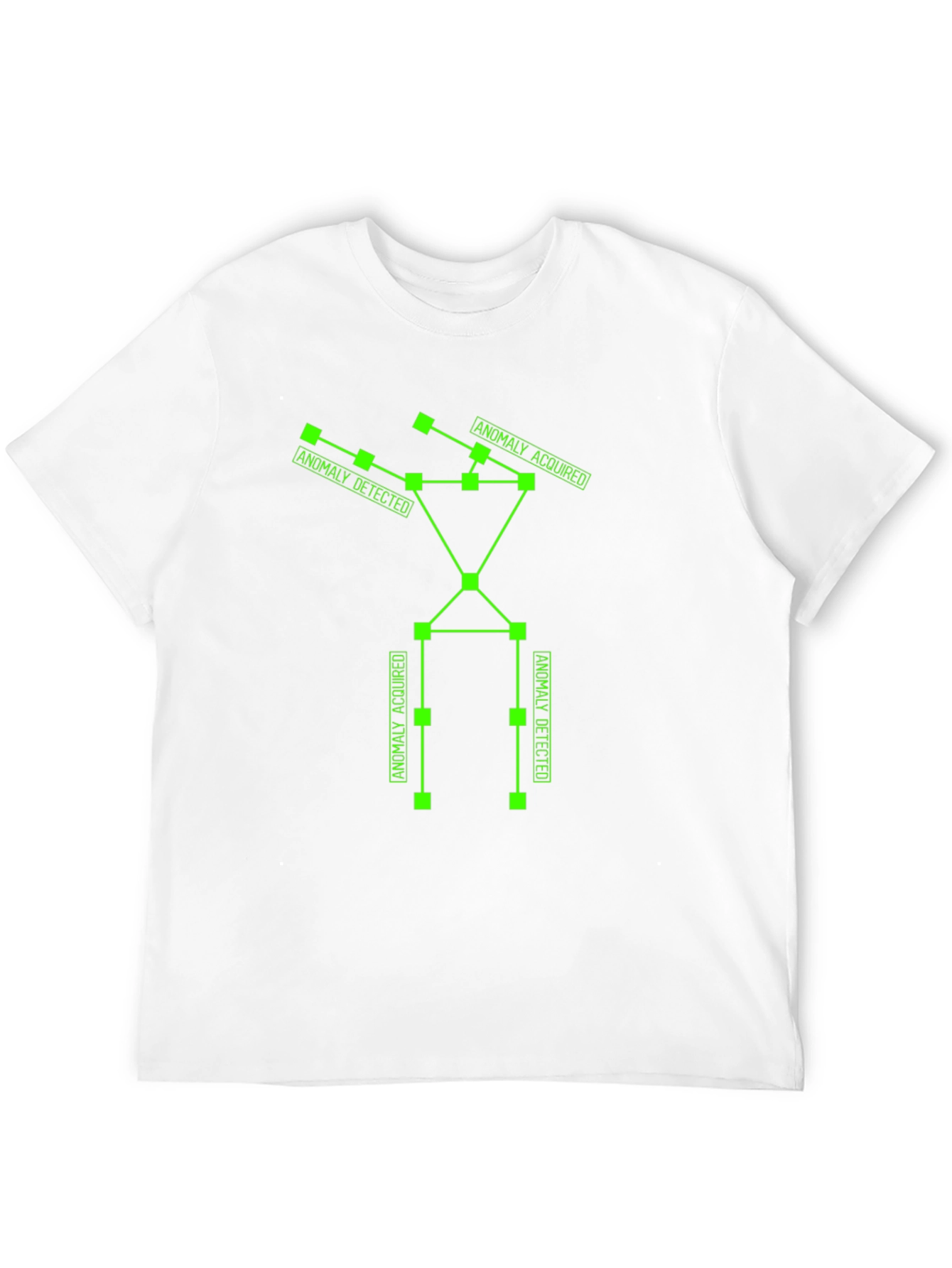 Anomaly Detected Graphic Tee - Black