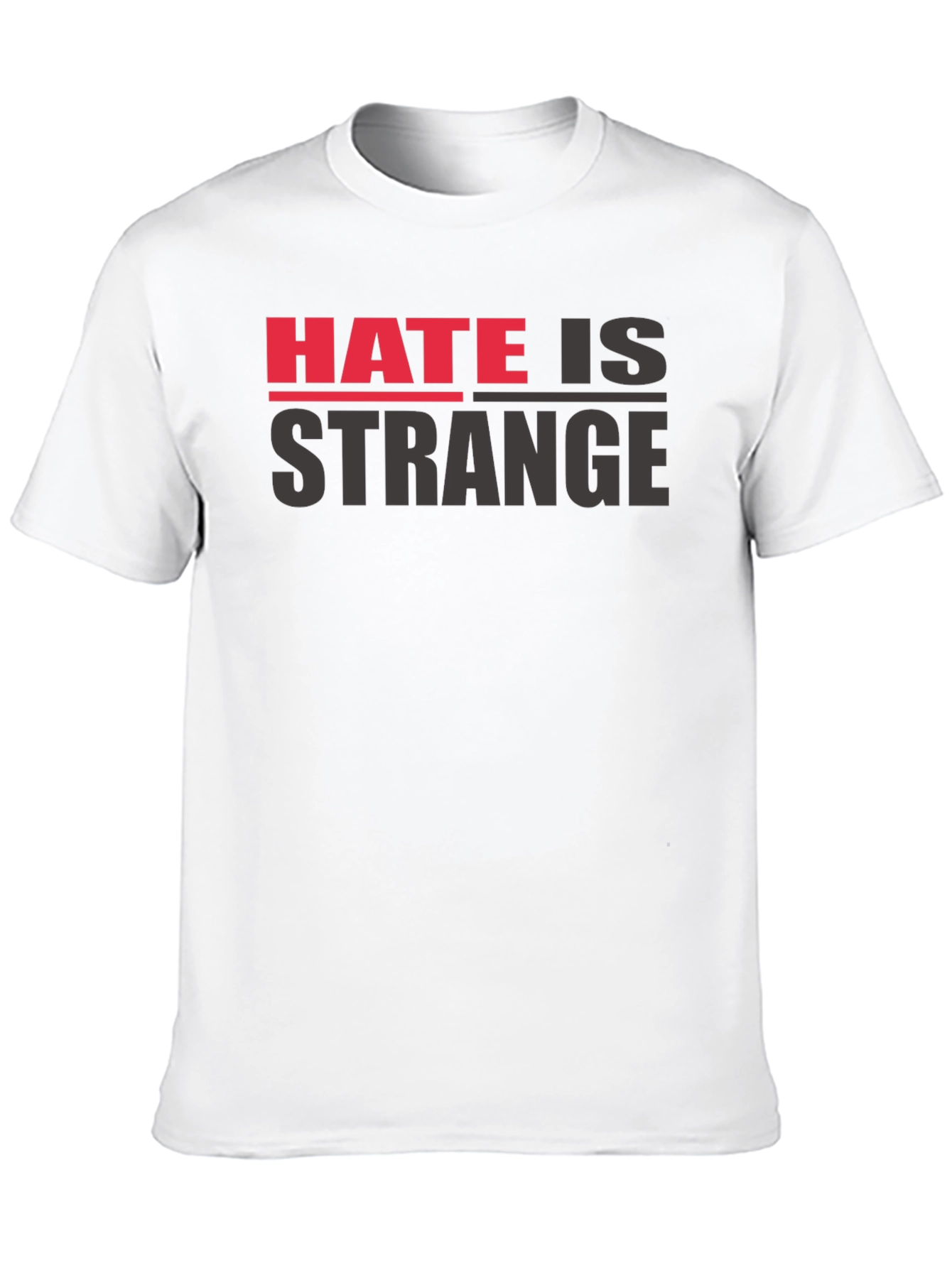 Hate Is Strange Graphic Tee - Black