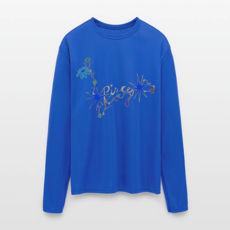 Pisces – Starry Floral Constellation Script