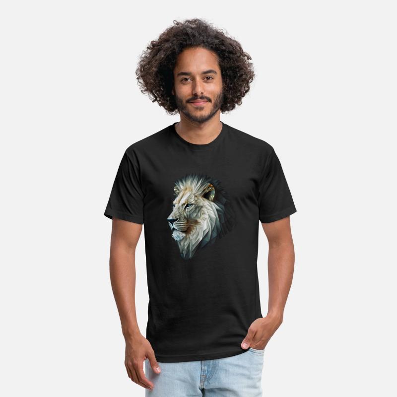 Polygon Animal Print White