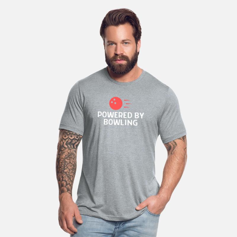 Powered By Bowling Bowler Quote Saying