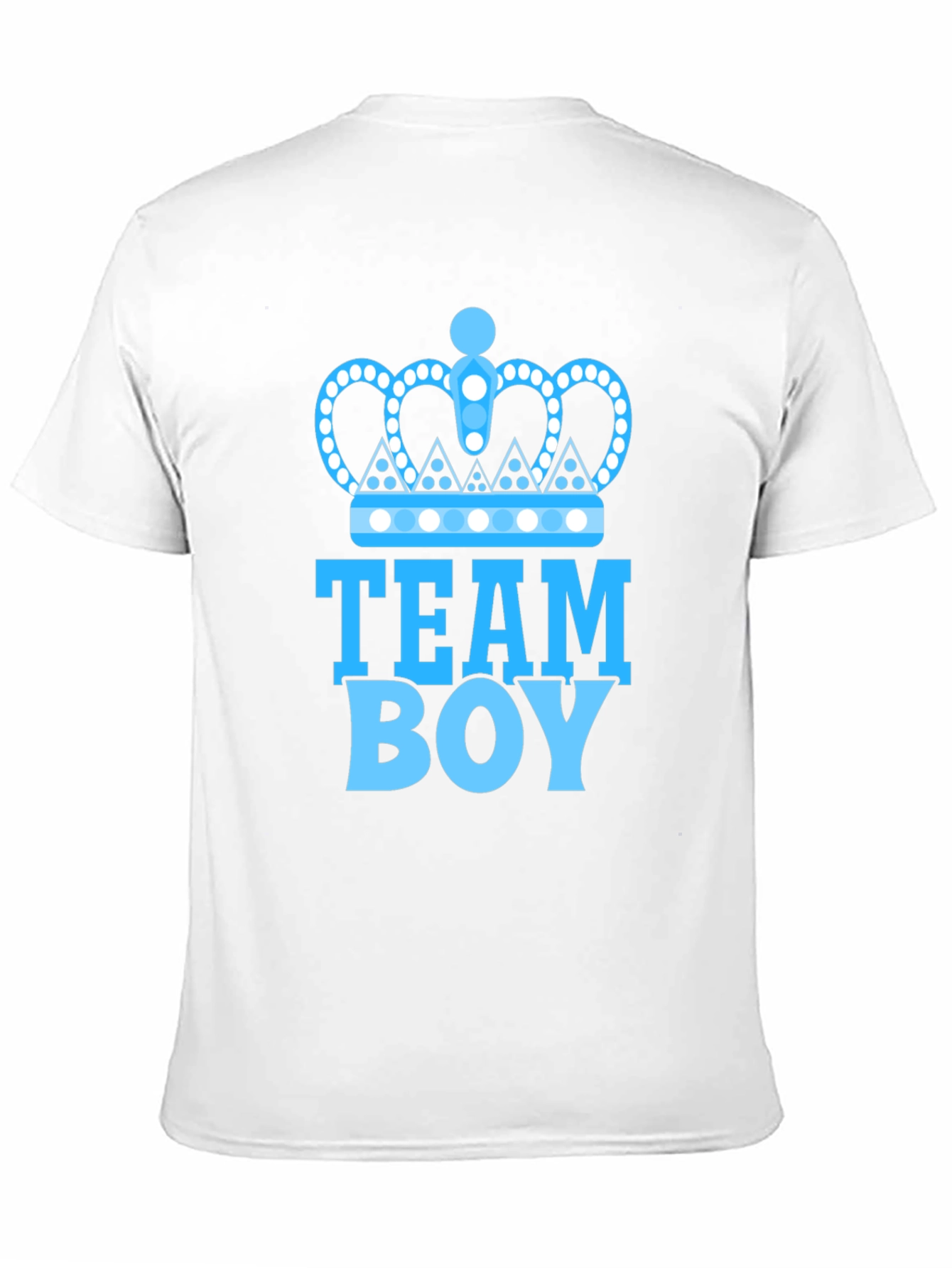 Team Boy Blue Crown Baby Shower T-Shirt