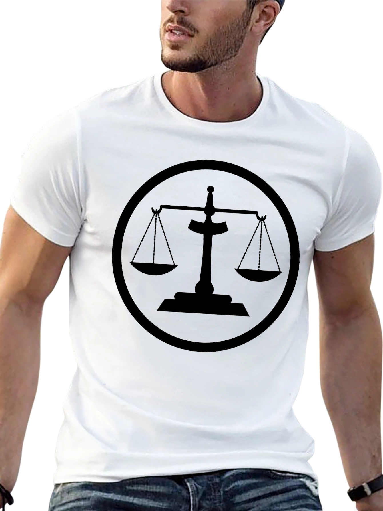 Scales of Justice T-Shirt - Classic Symbol Tee
