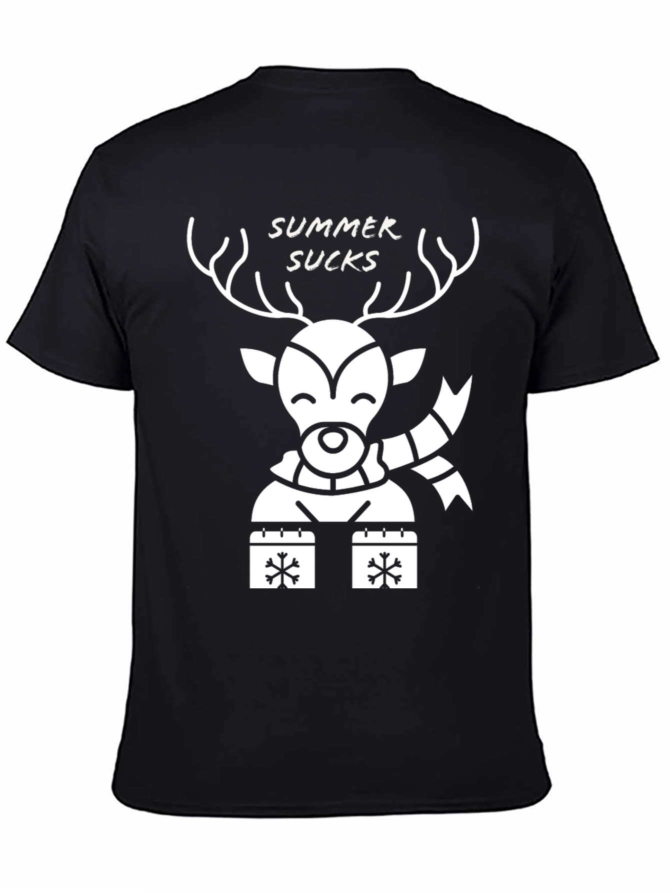 Summer Sucks Reindeer Graphic Tee