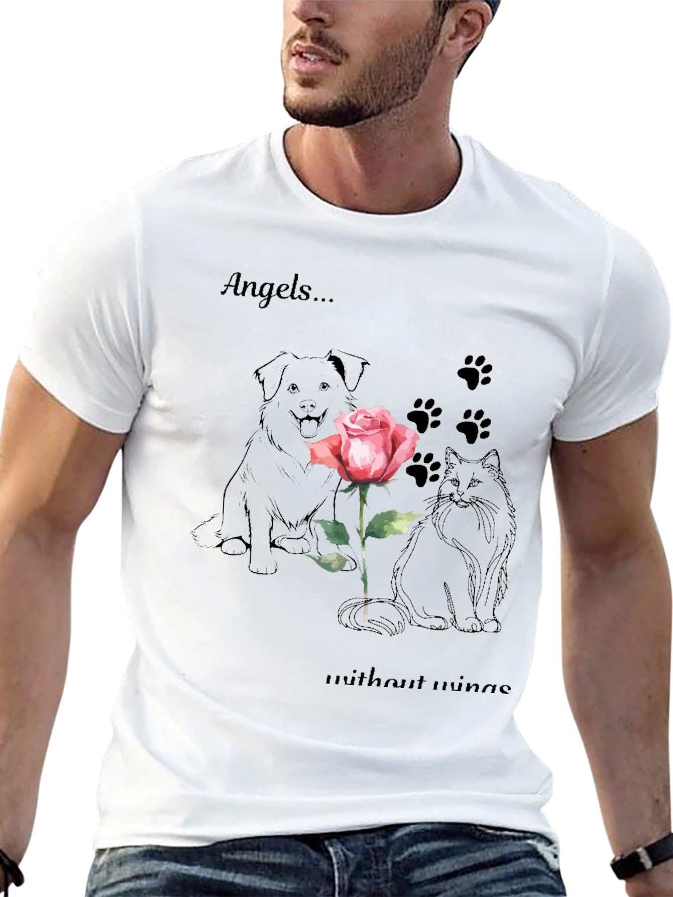 Angels Without Wings Graphic Tee