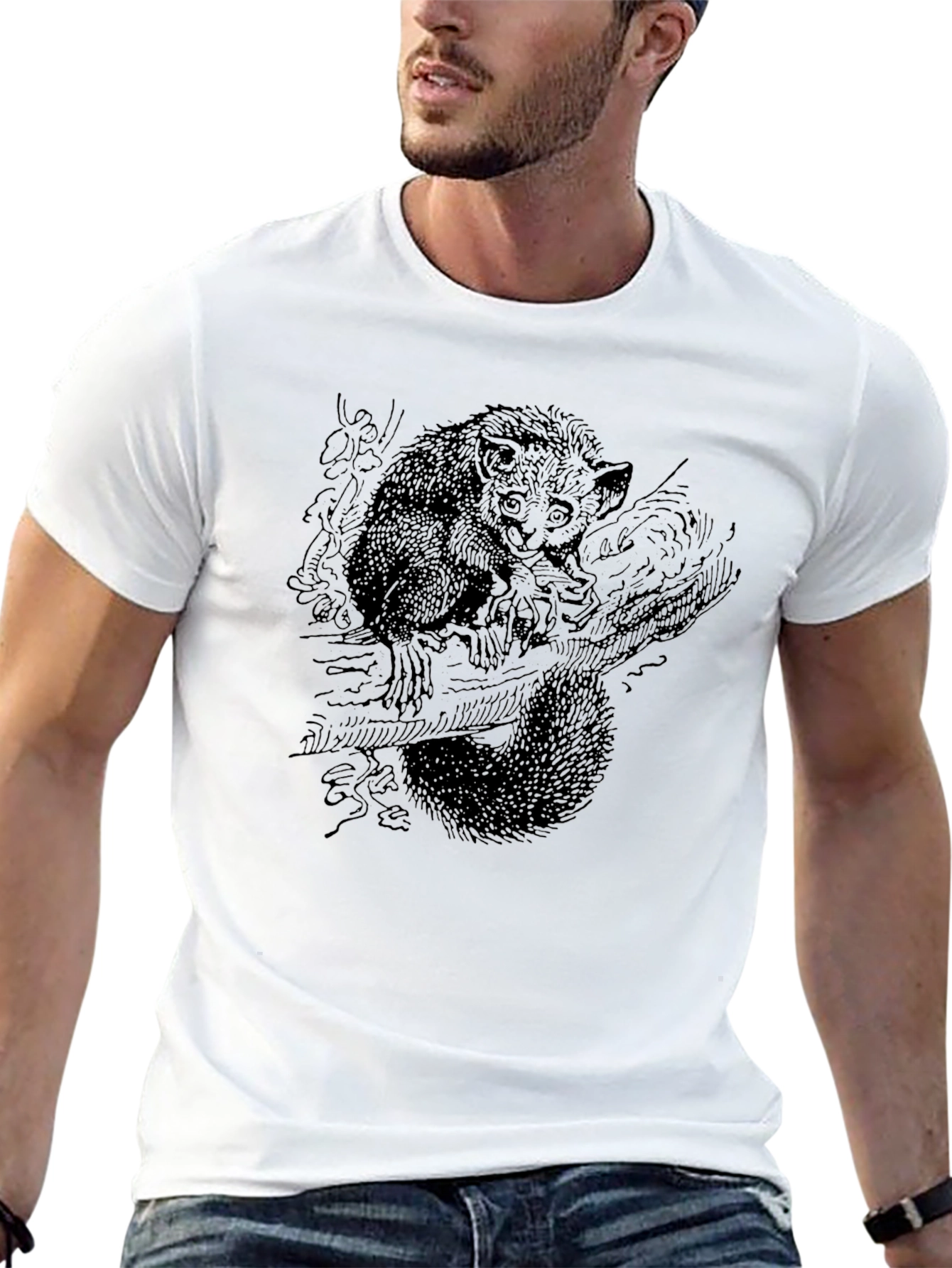 Tarsier Graphic T-Shirt - Unique Animal Tee