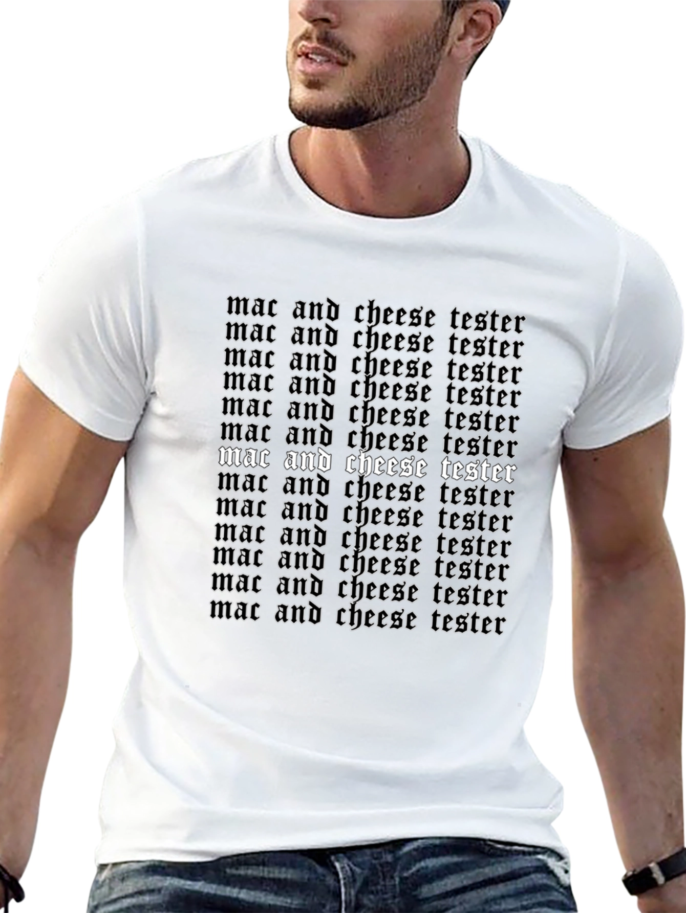 Mac and Cheese Tester Graphic T-Shirt