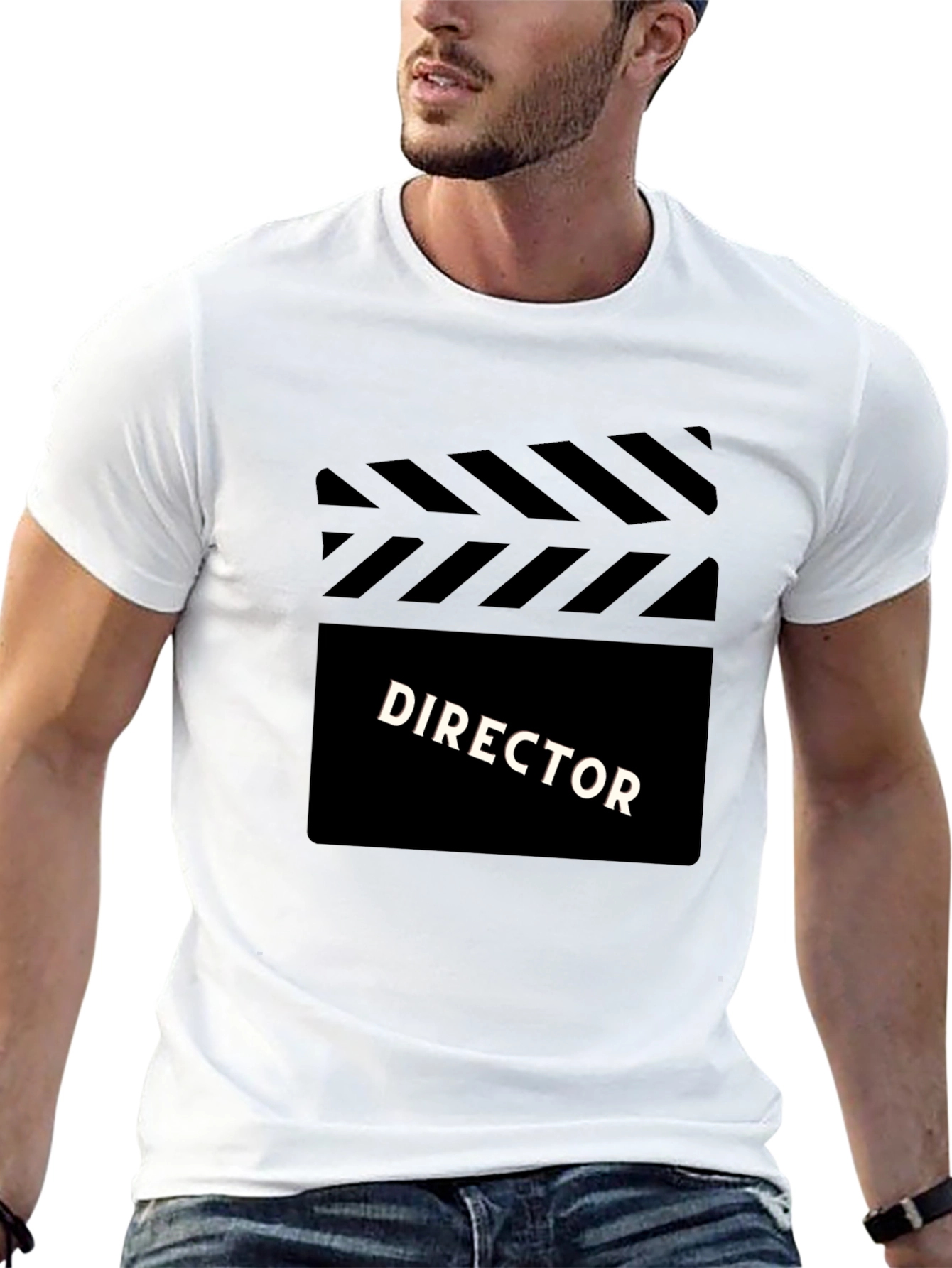Director Clapperboard Graphic Tee - Film Lover Shirt