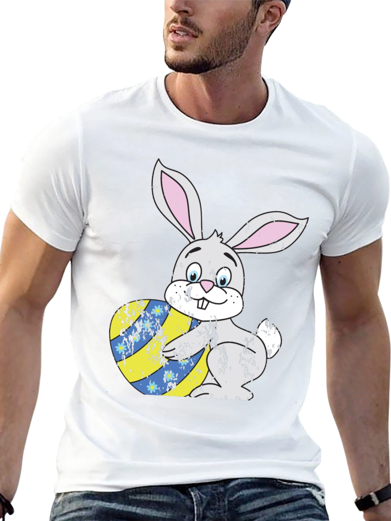 Easter Bunny T-Shirt with Egg