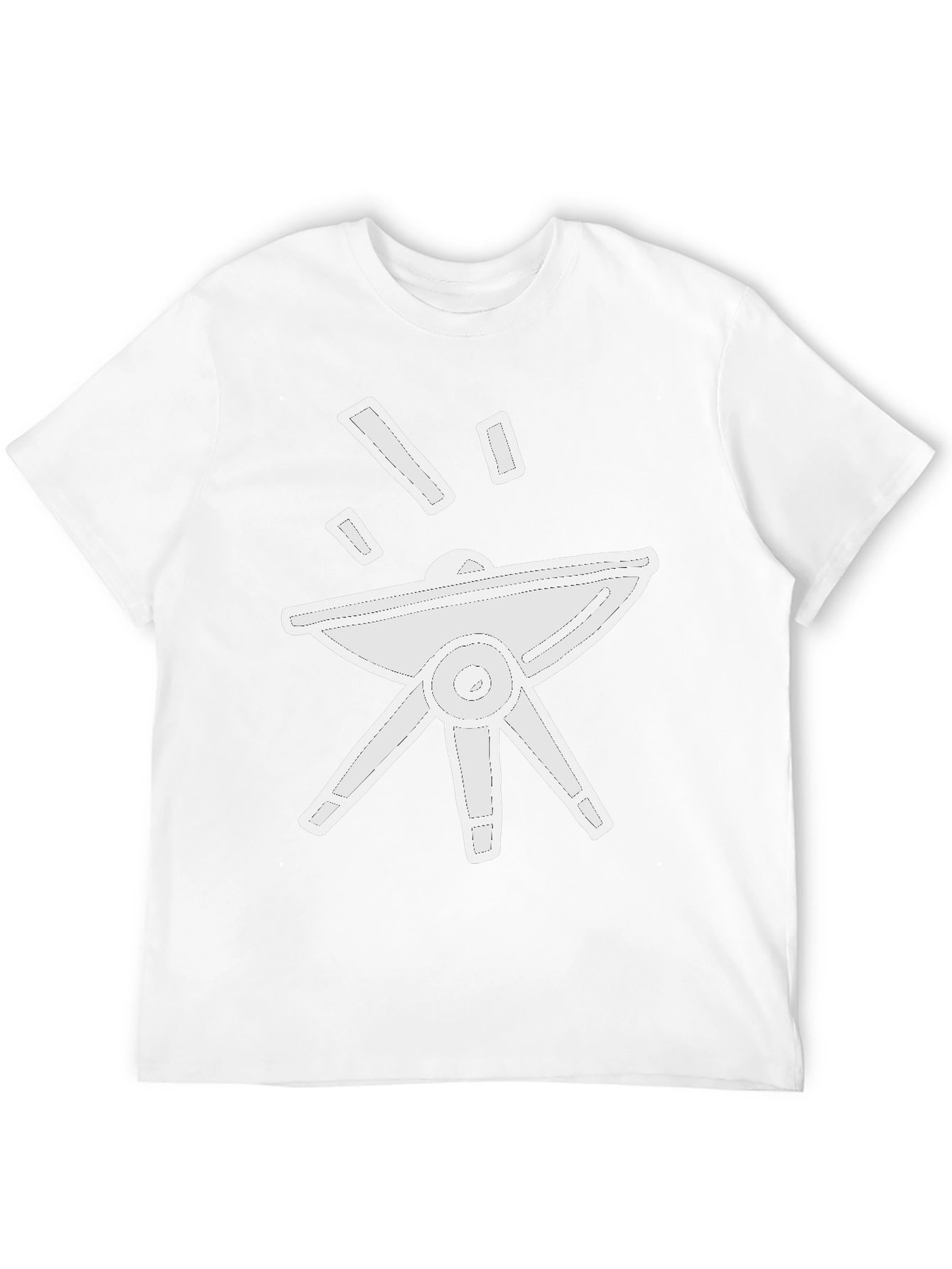 Abstract Graphic Tee - Modern Black T-Shirt