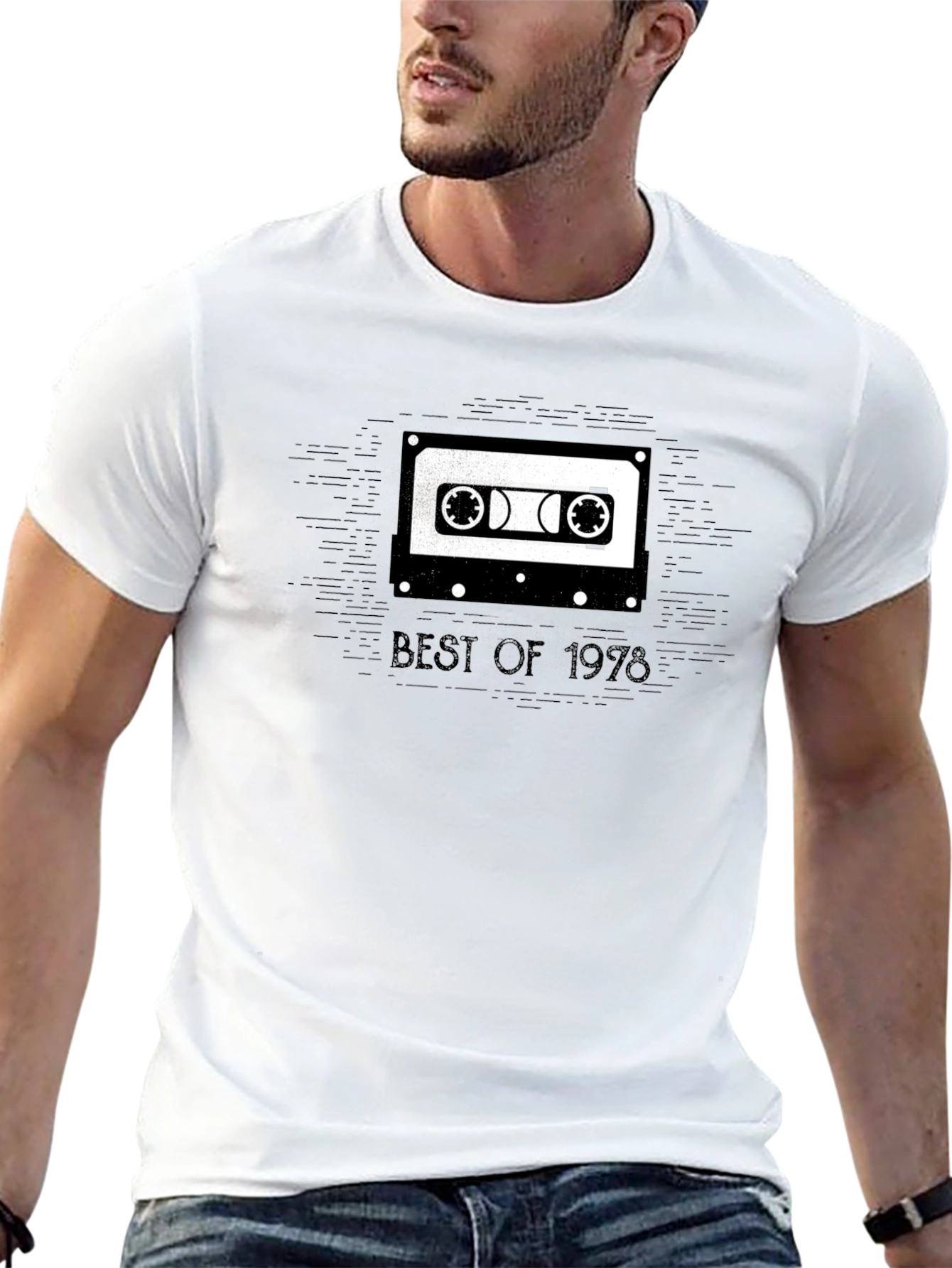 Retro Best of 1976 Cassette Tape Graphic T-Shirt