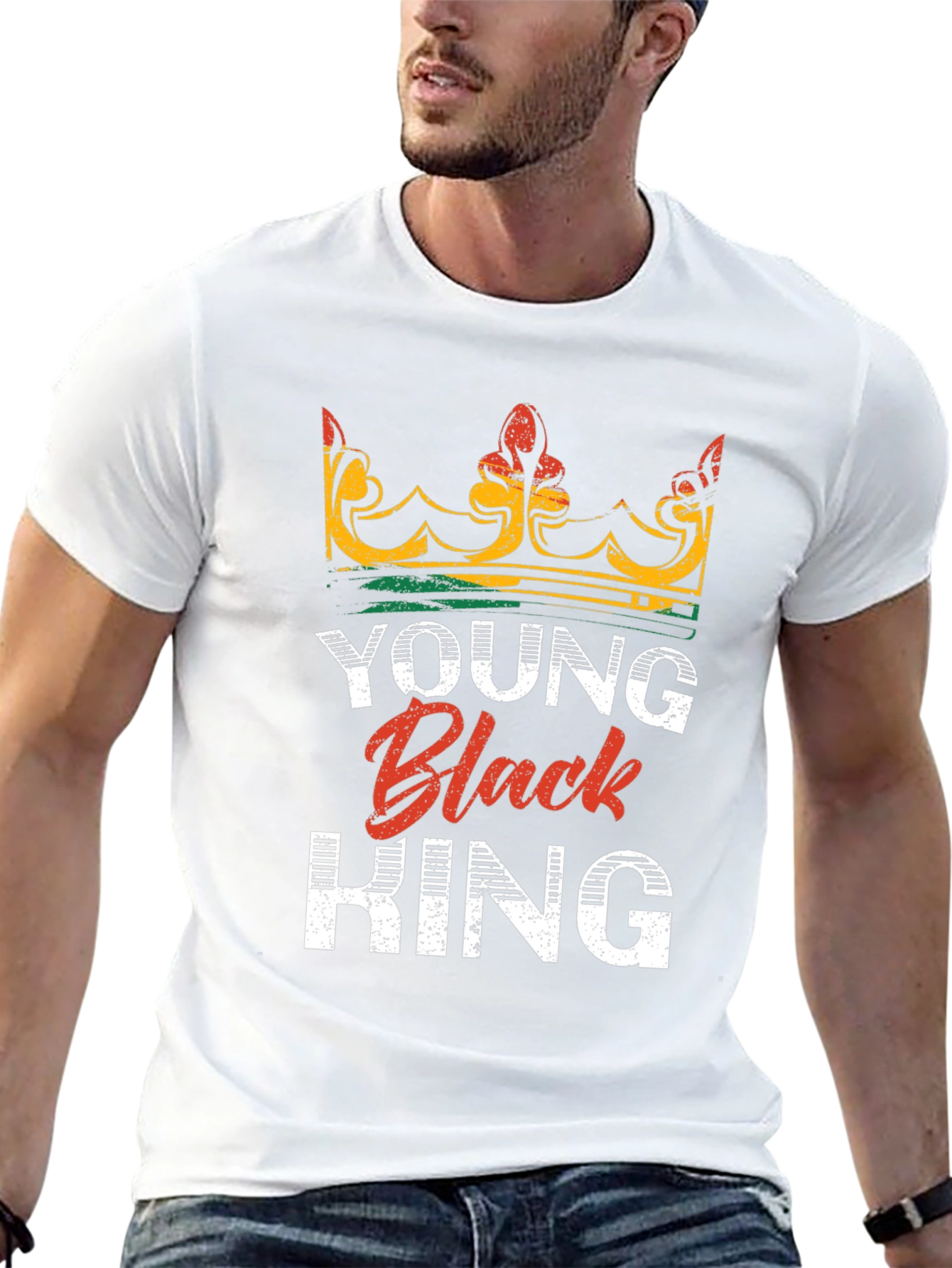 Young Black King Graphic Tee