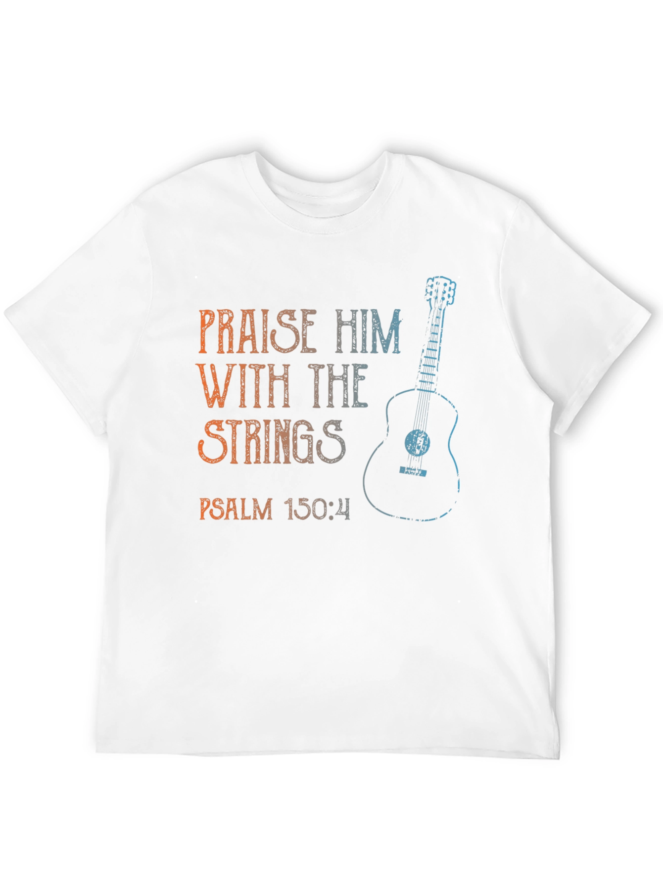 Praise Him With Strings Black T-Shirt