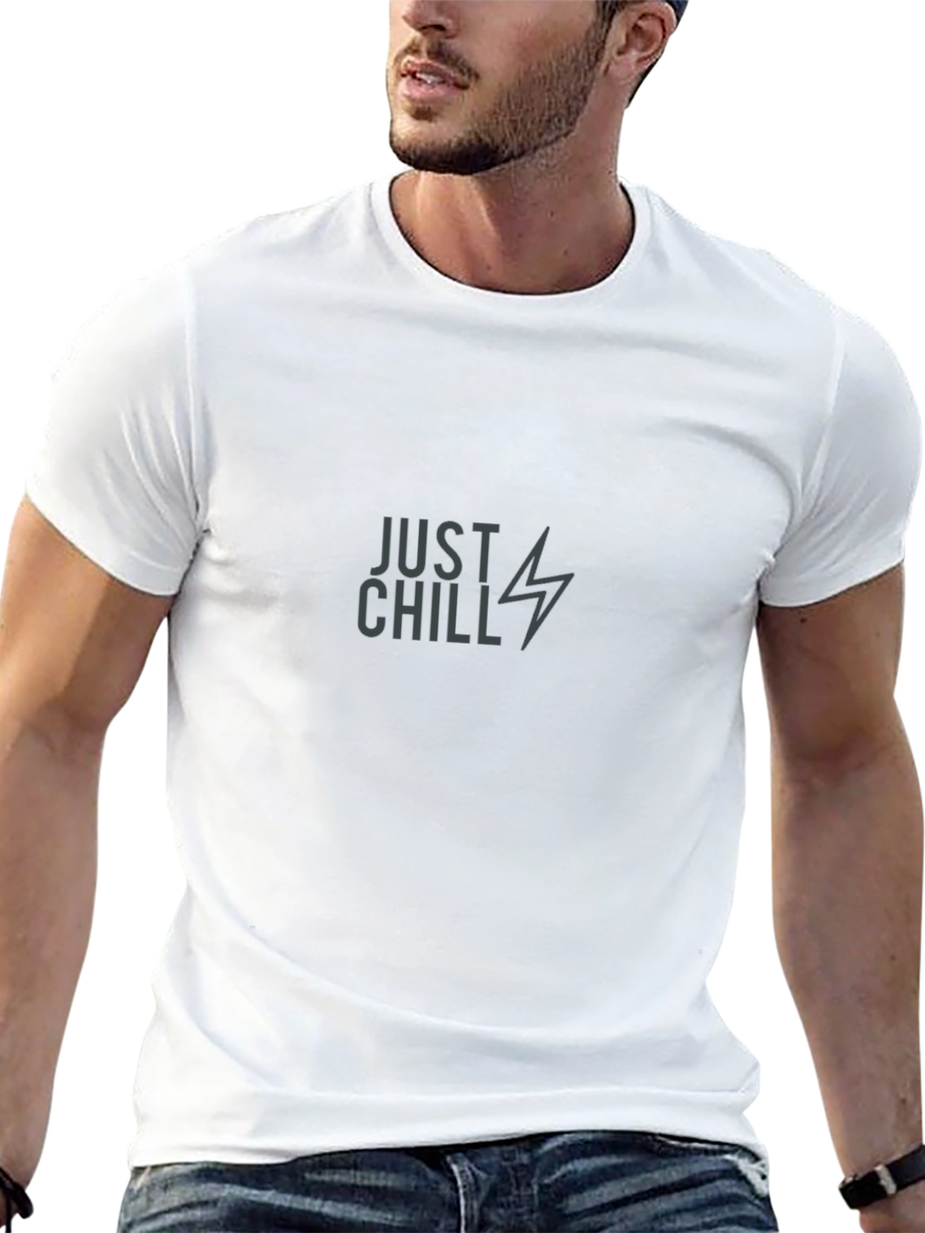 Just Chill Graphic Tee - Stylish Comfort