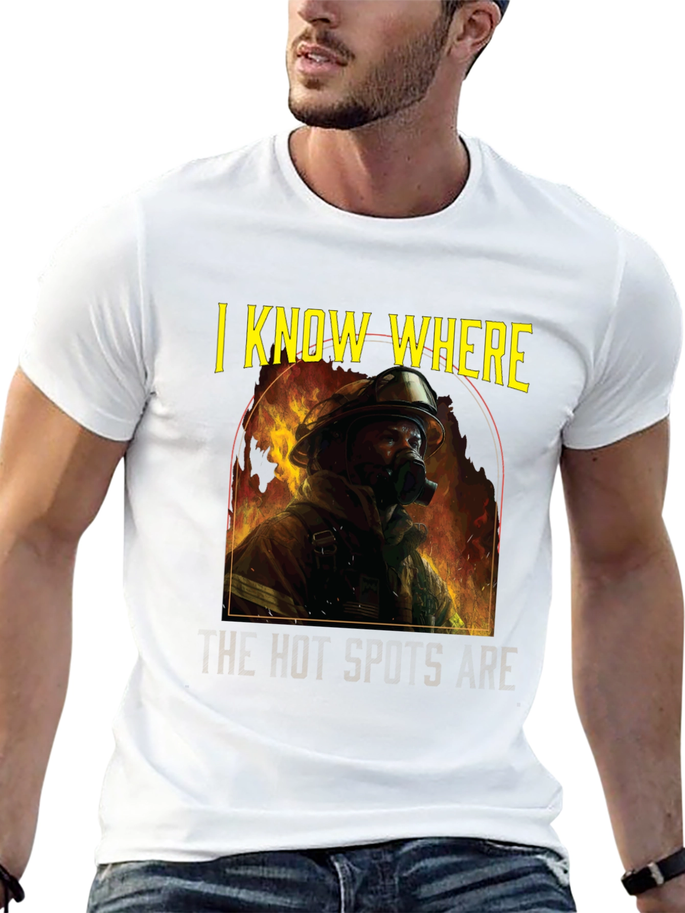 Firefighter T-Shirt: I Know Where The Hot Spots Are