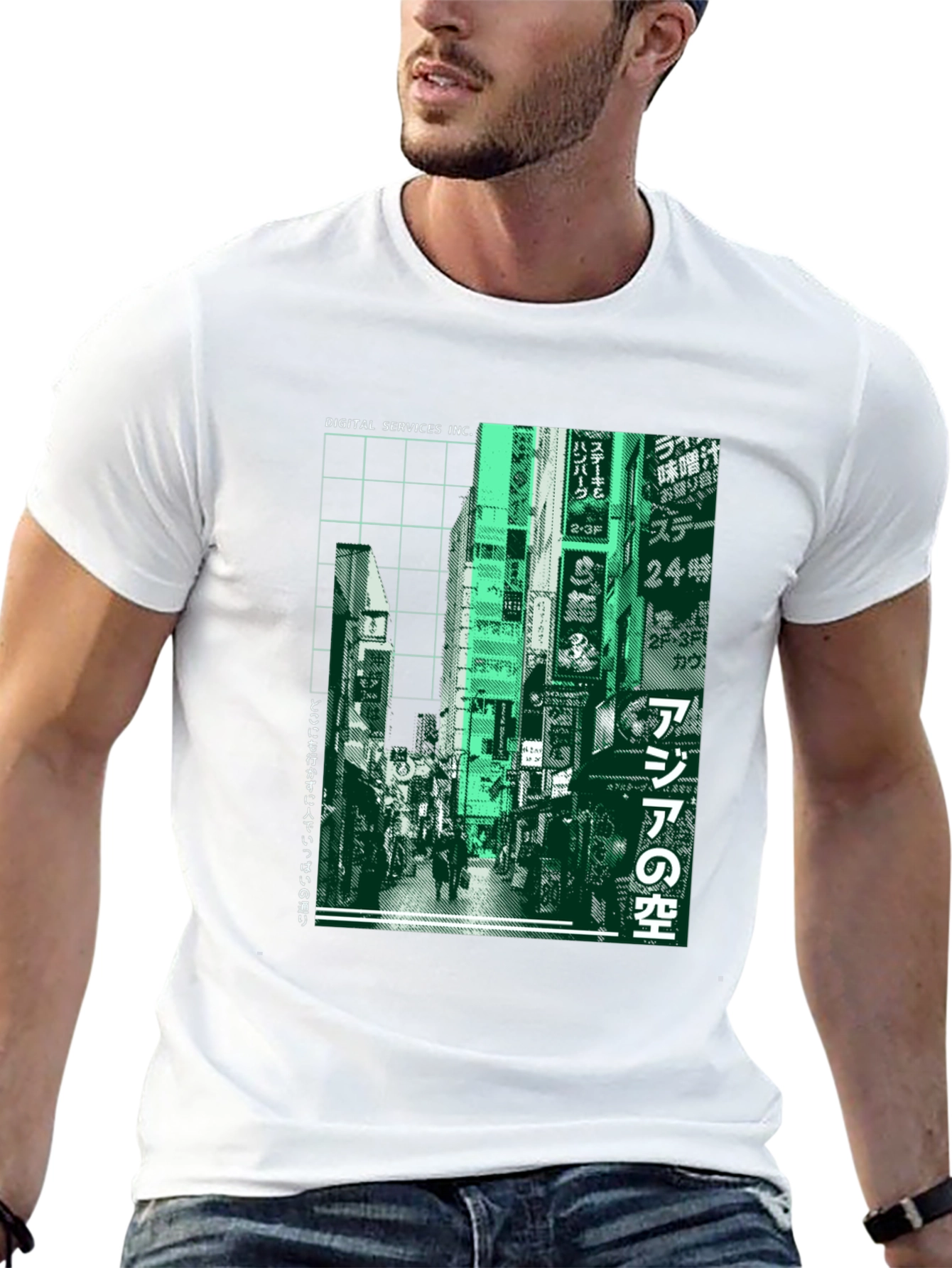 Urban Streetwear T-Shirt - Tokyo Neon