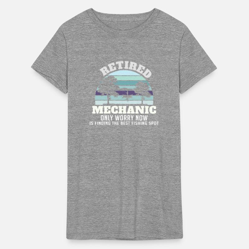 Retired Mechanic No Worries Just Fishing
