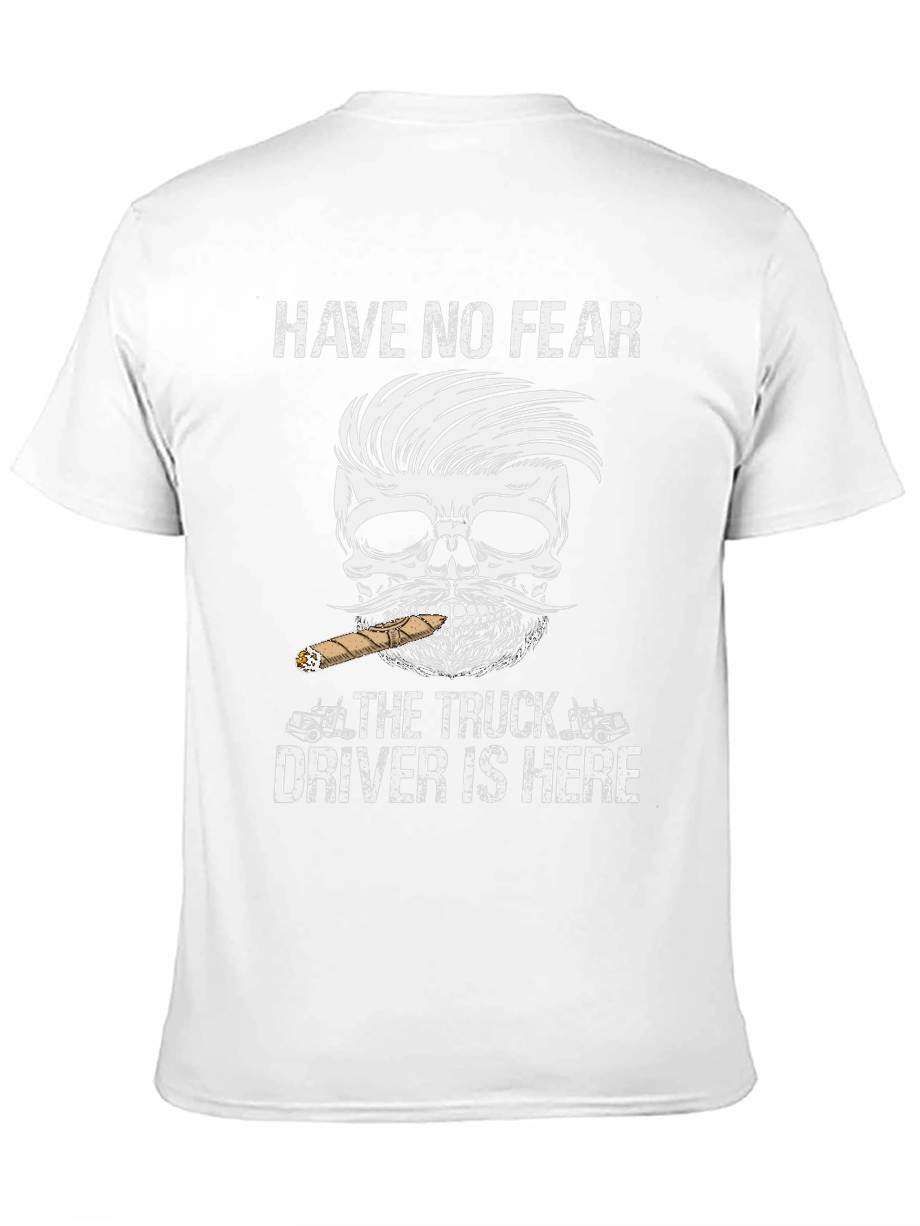 Truck Driver Skull Graphic Tee
