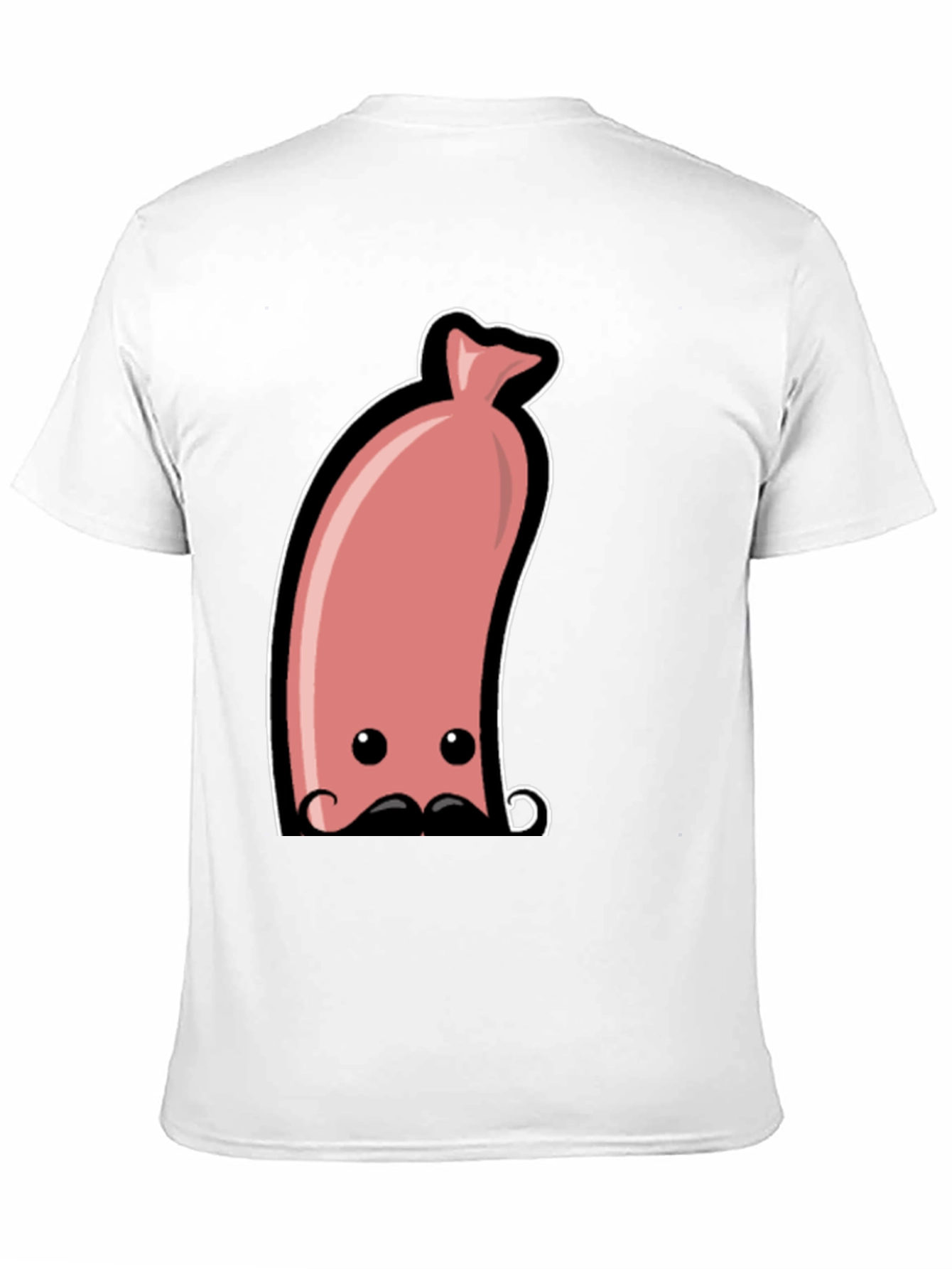 Funny Sausage Graphic Tee - Mens Black T-Shirt